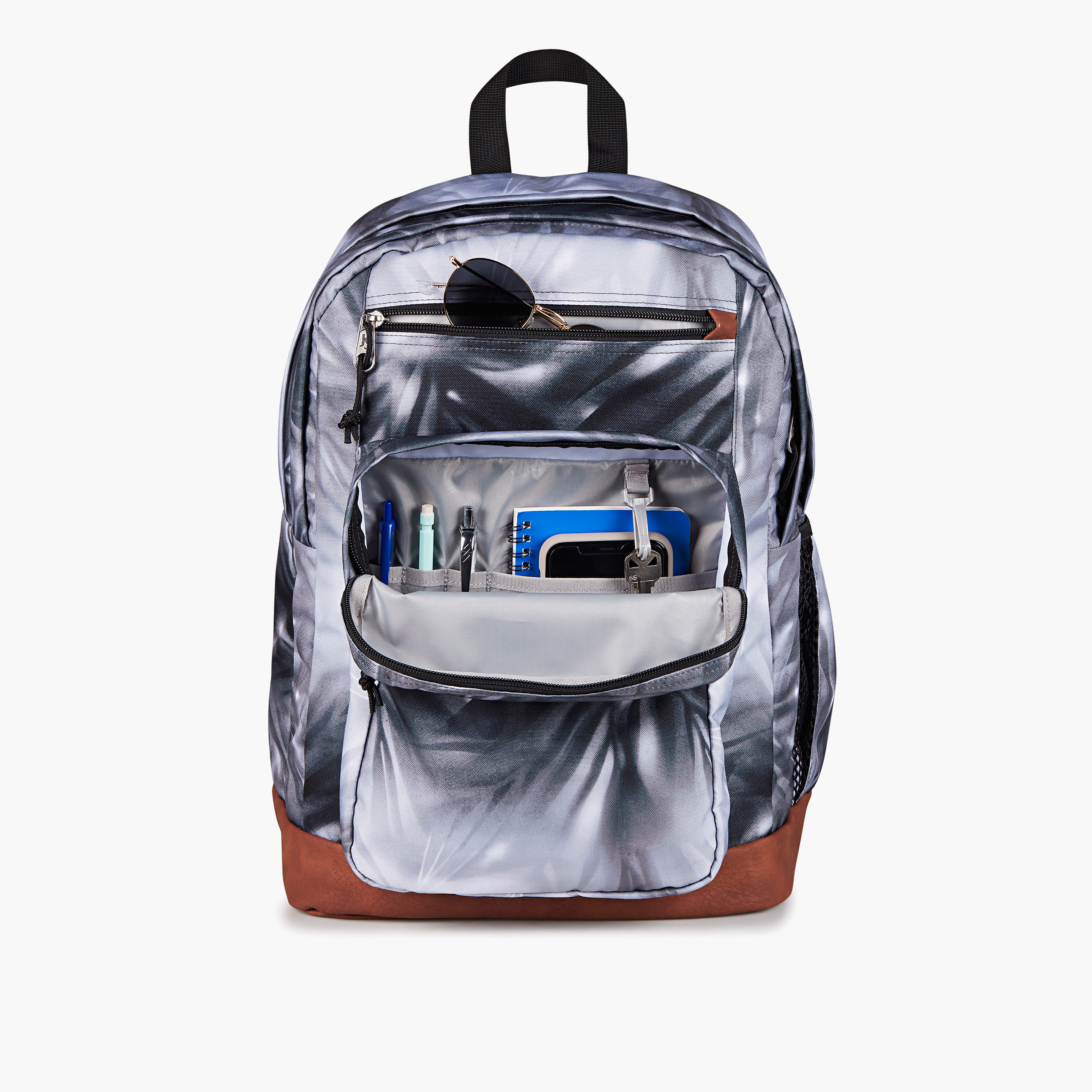 Jansport Solid Backpack with Adjustable Straps and Zip Closure - 21x31x44 cms-school-bagsandbackpacks-backpacks-image-4