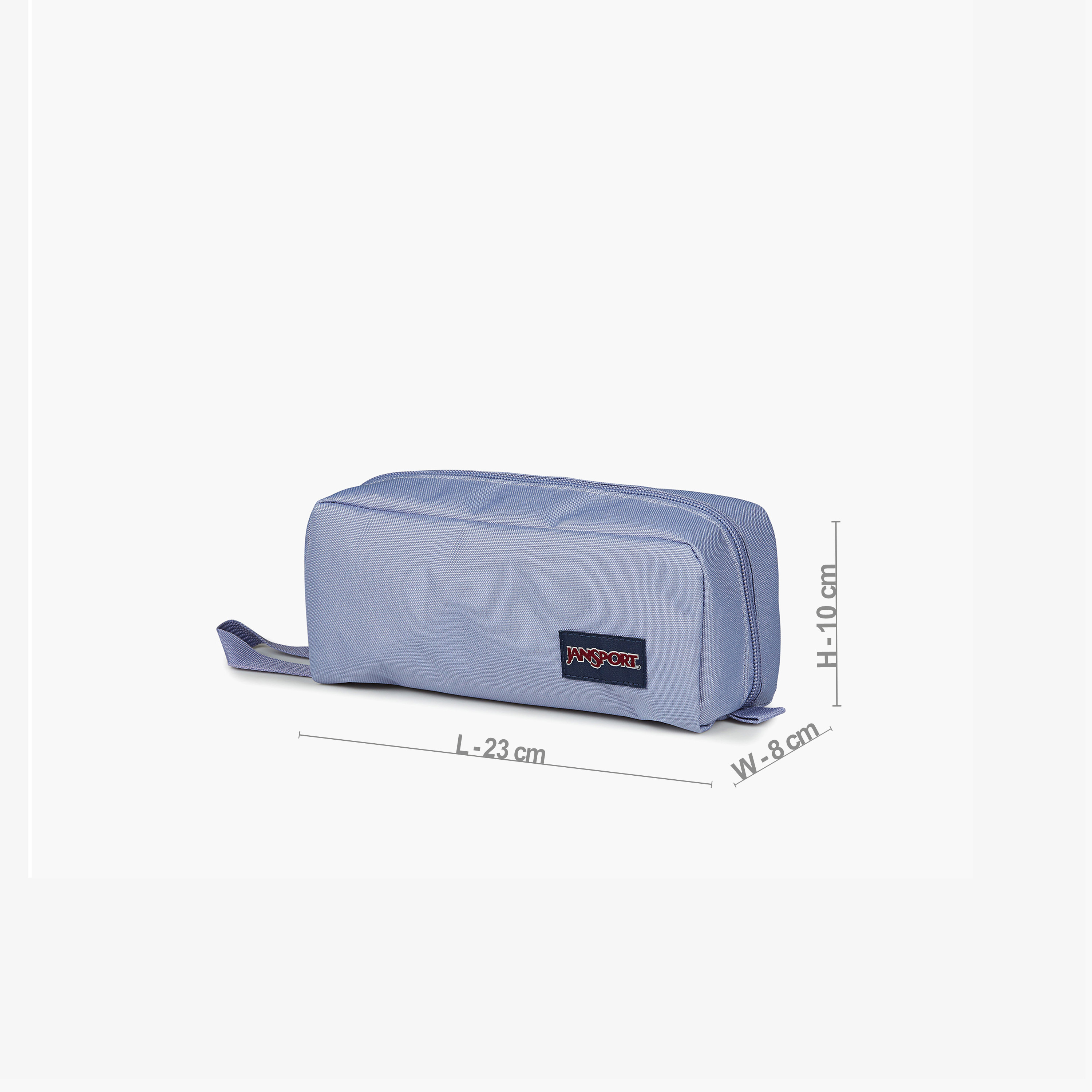 مقلمة سادة مع سحّاب إغلاق من جانسبورت-school-stationery-pencilcases-image-10