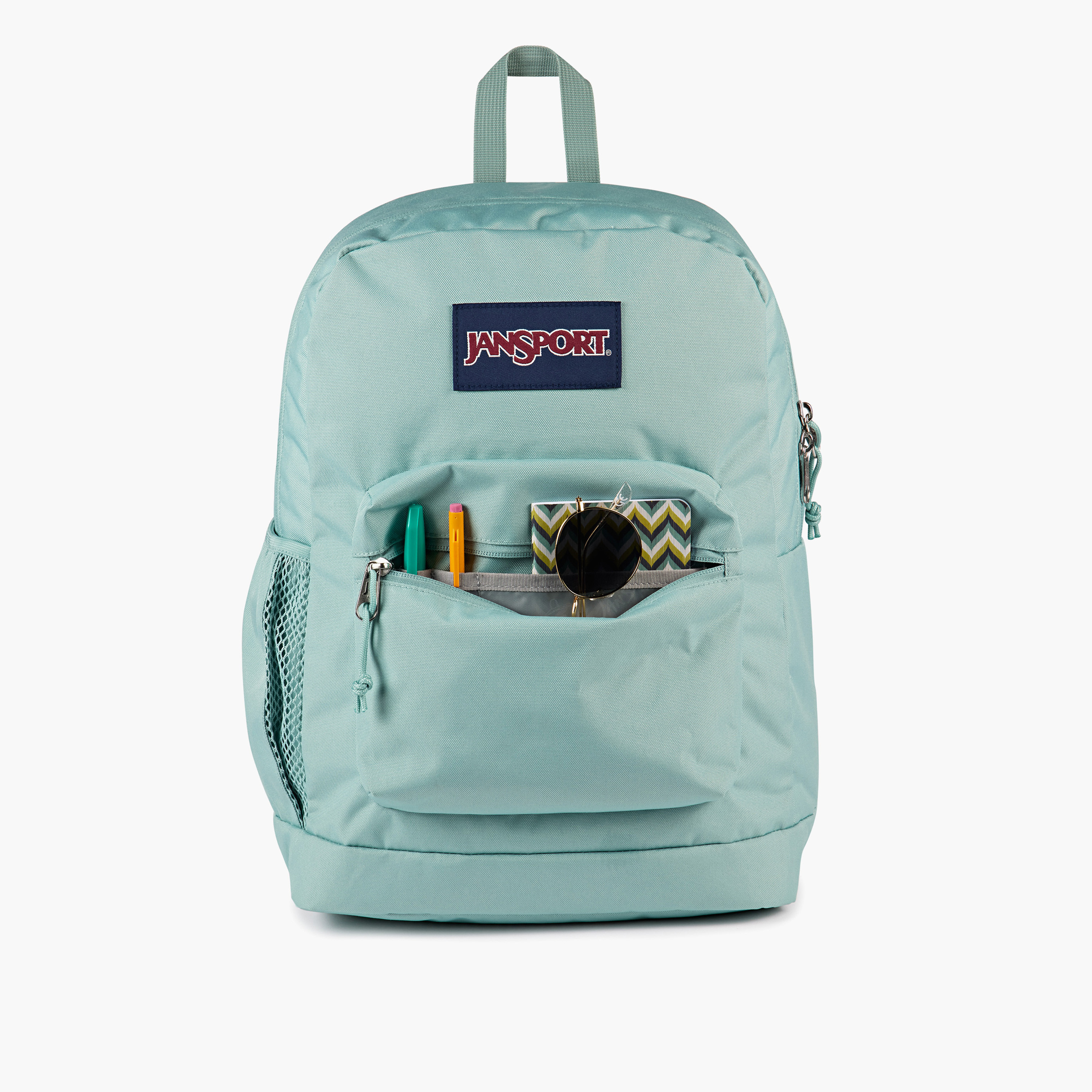 Jansport Solid Backpack with Adjustable Straps and Zip Closure - 15x32x42 cms-school-bagsandbackpacks-backpacks-image-4