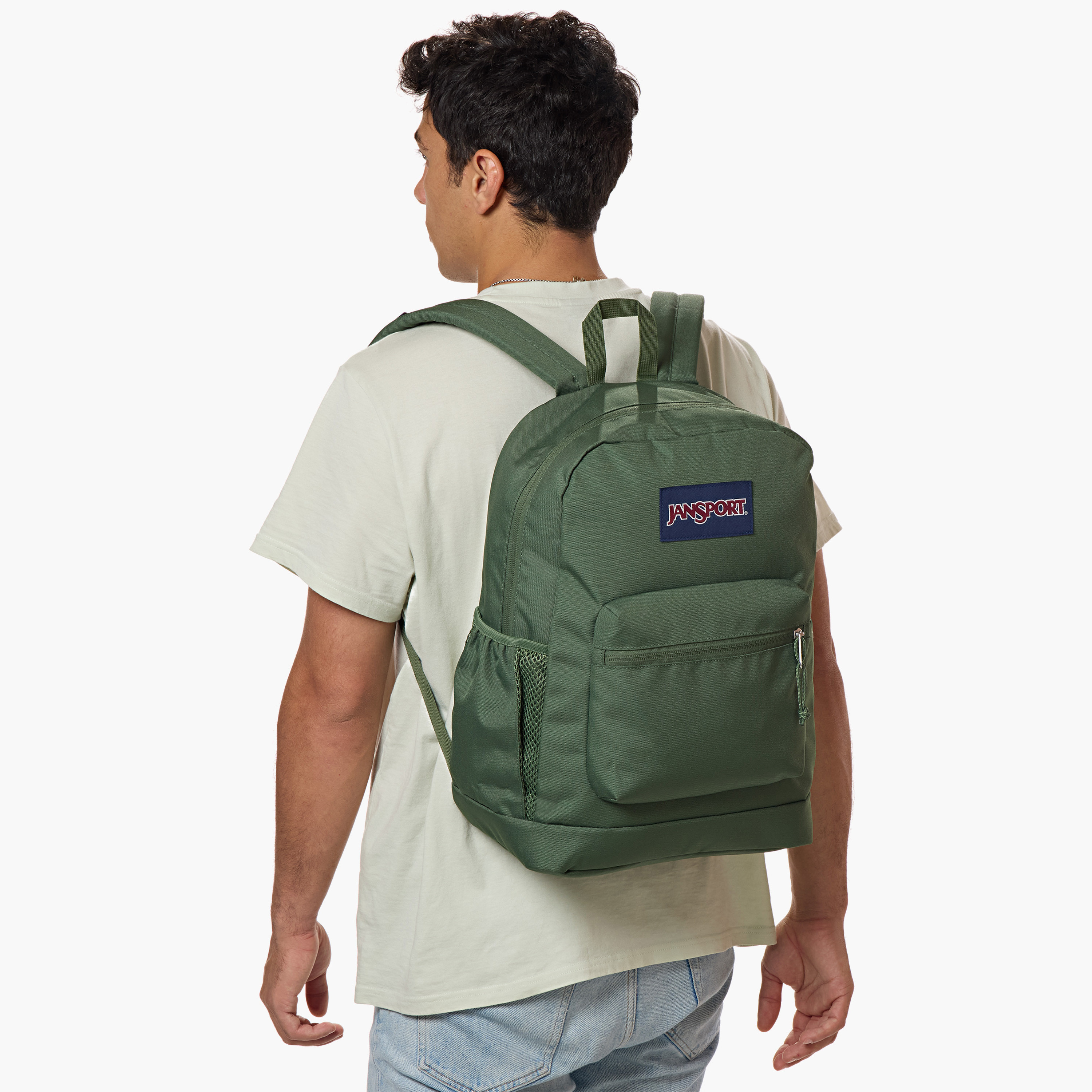 Jansport Solid Backpack with Adjustable Straps and Zip Closure - 15x32x42 cms-school-bagsandbackpacks-backpacks-image-21