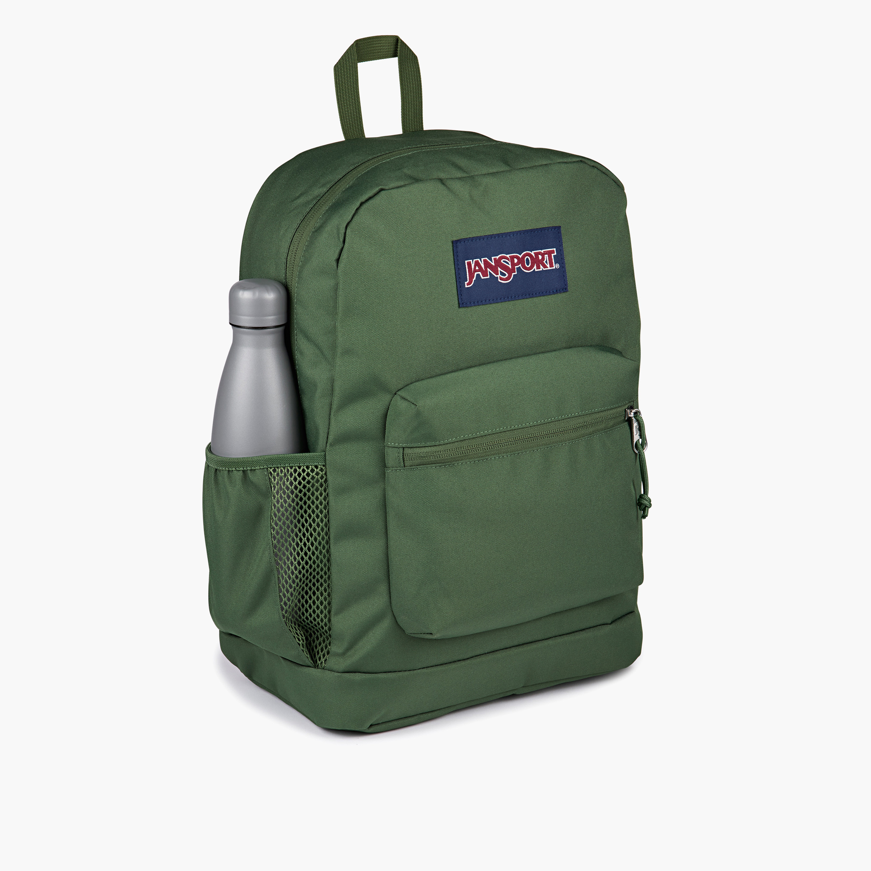 Jansport Solid Backpack with Adjustable Straps and Zip Closure - 15x32x42 cms-school-bagsandbackpacks-backpacks-image-4