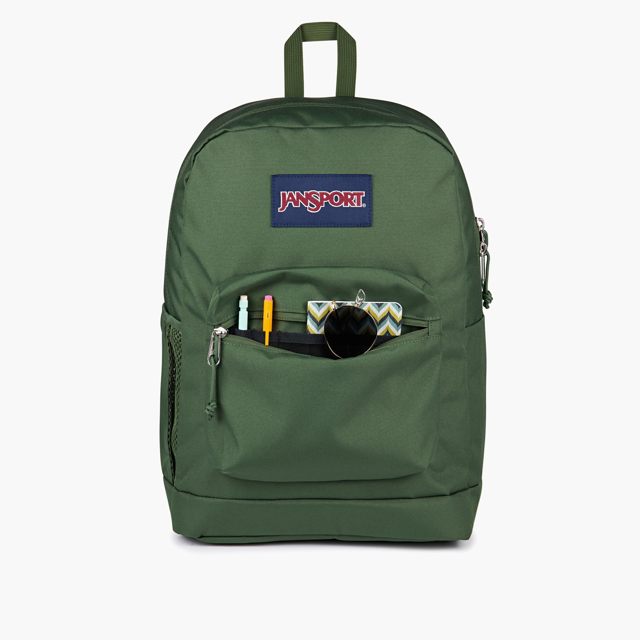 Jansport Solid Backpack with Adjustable Straps and Zip Closure - 15x32x42 cms-school-bagsandbackpacks-backpacks-image-24
