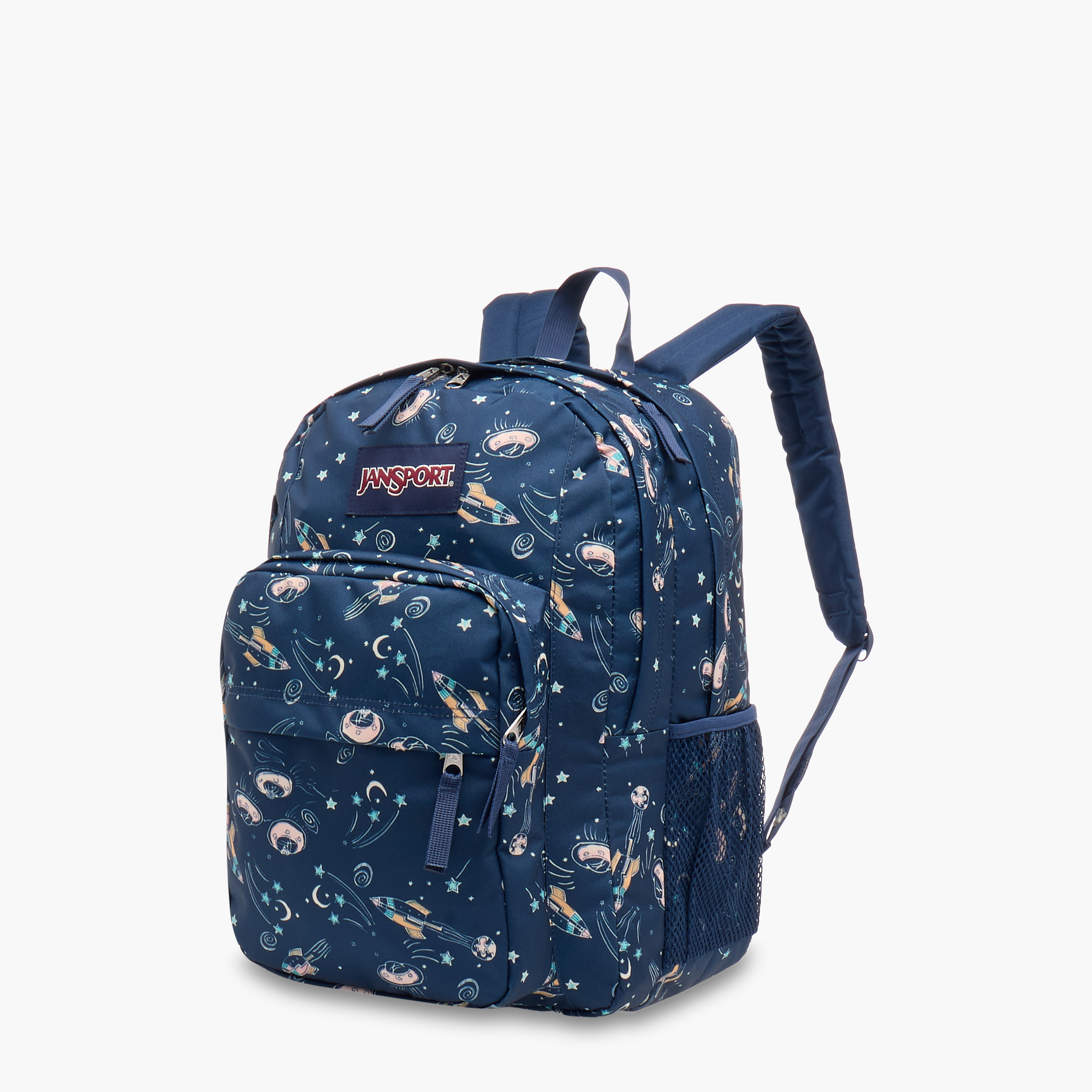 شنطة ظهر بحمالات كتف مبطنة وطبعات من جانسبورت - 19x33x33 سم-school-bagsandbackpacks-backpacks-image-2