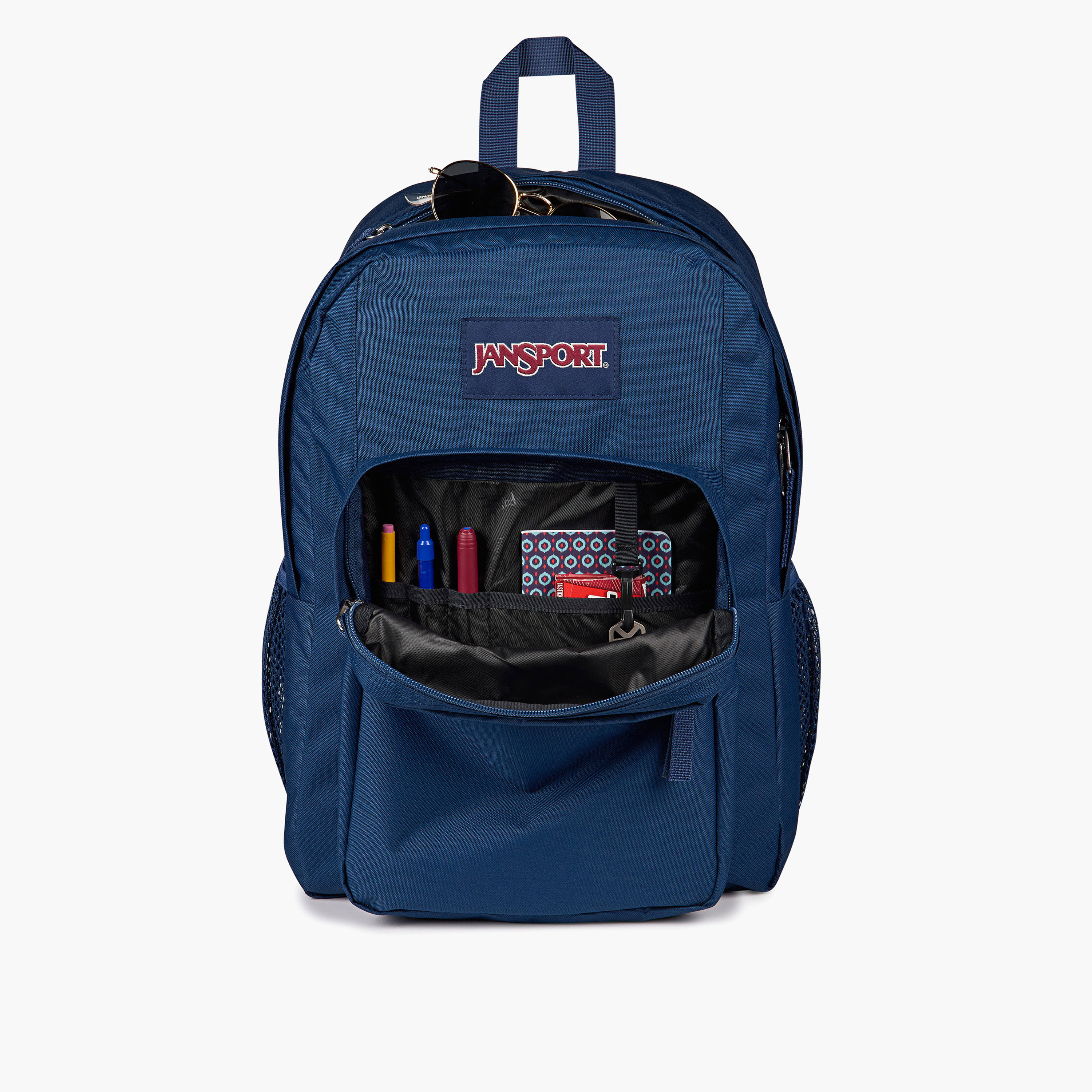 Jansport Solid Backpack with Adjustable Straps and Zip Closure - 19x33x5 cms-school-bagsandbackpacks-backpacks-image-6