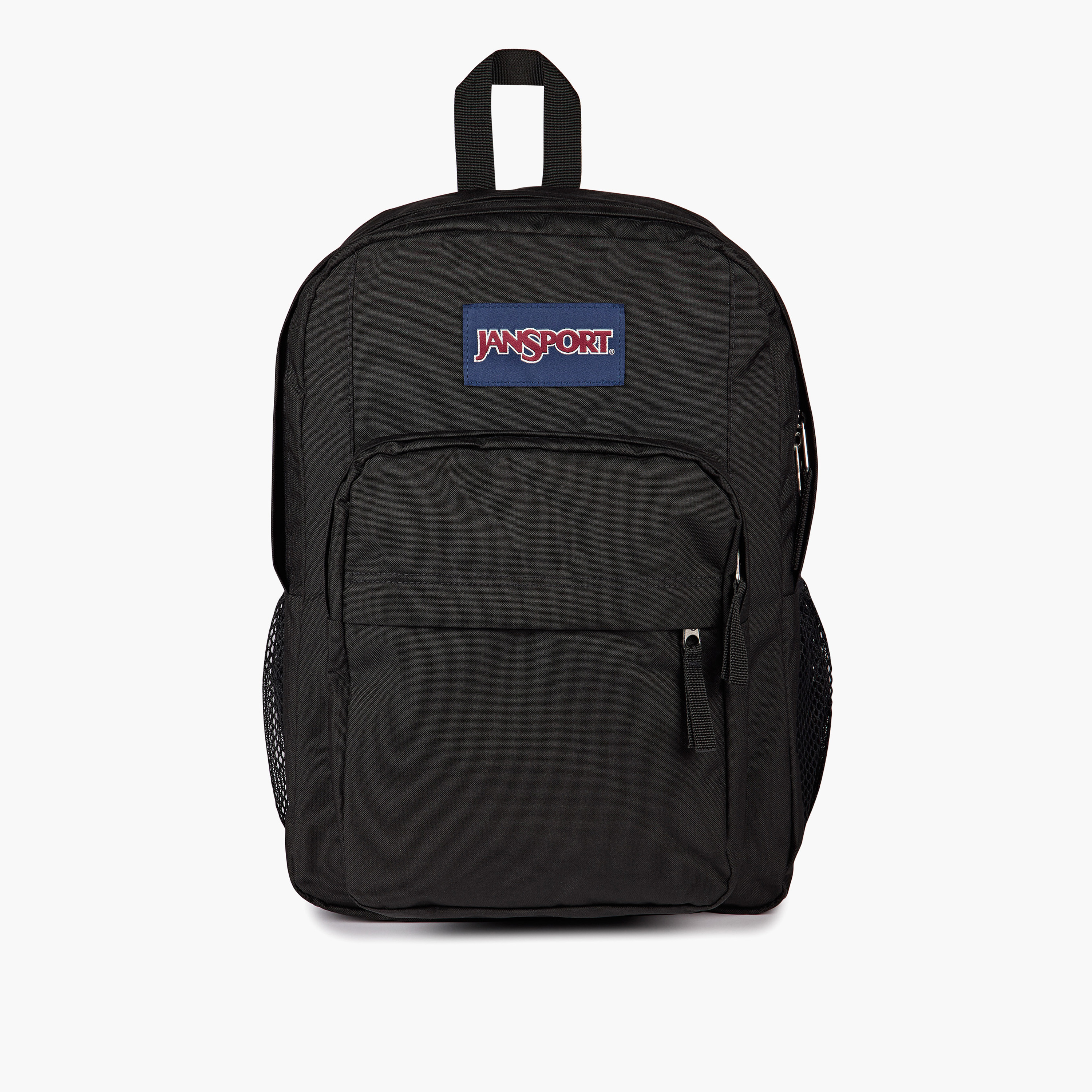 Jansport Solid Backpack with Adjustable Straps and Zip Closure - 19x33x5 cms-school-bagsandbackpacks-backpacks-image-1