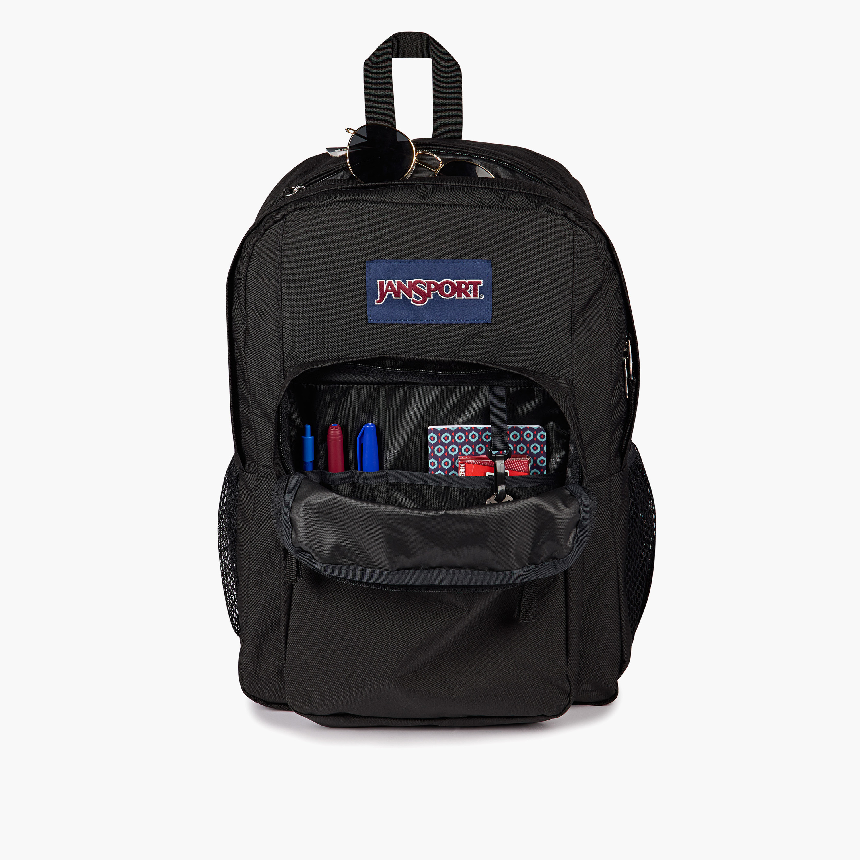 Jansport Solid Backpack with Adjustable Straps and Zip Closure - 19x33x5 cms-school-bagsandbackpacks-backpacks-image-6