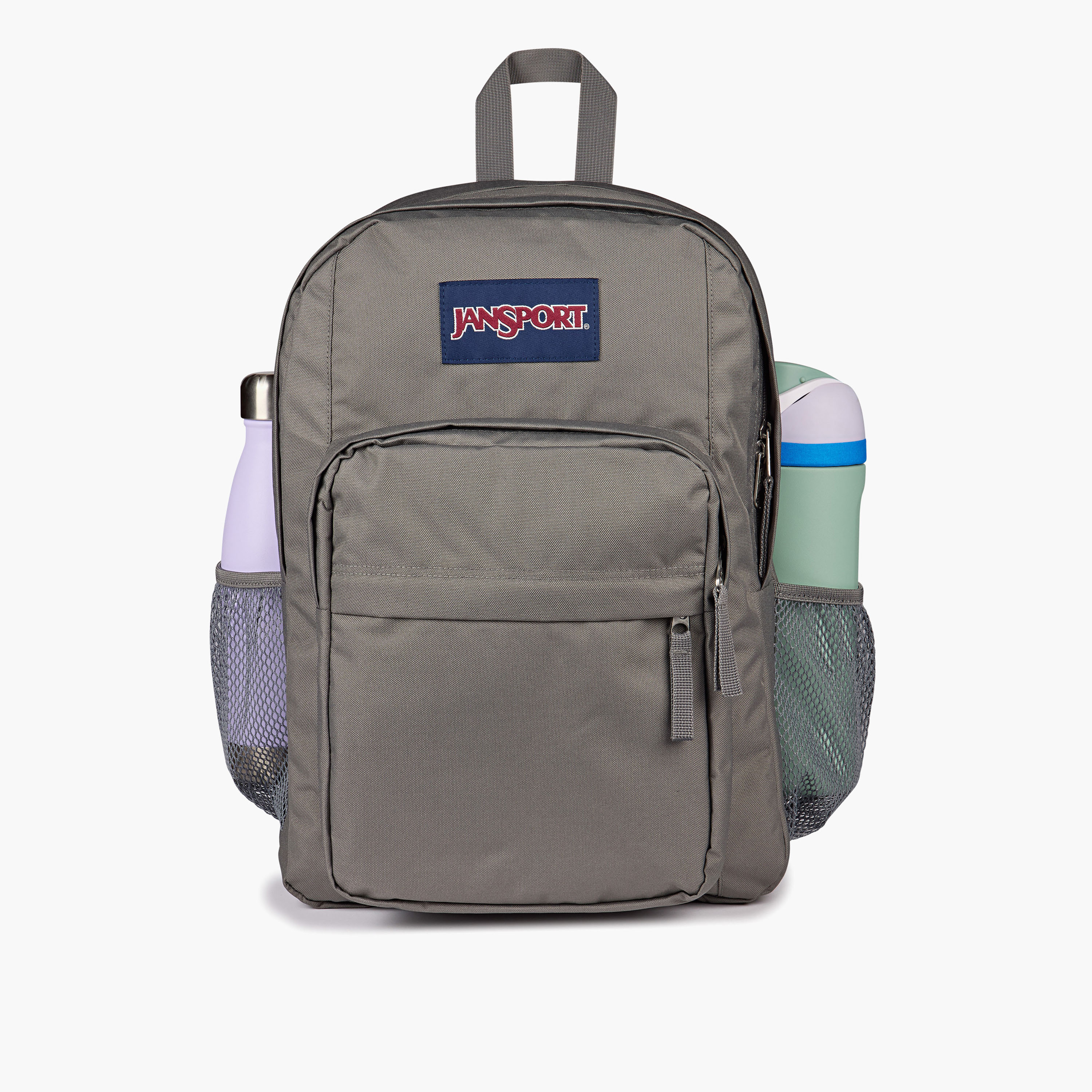 Jansport Solid Backpack with Adjustable Straps and Zip Closure - 19x33x42 cms-school-bagsandbackpacks-backpacks-image-4
