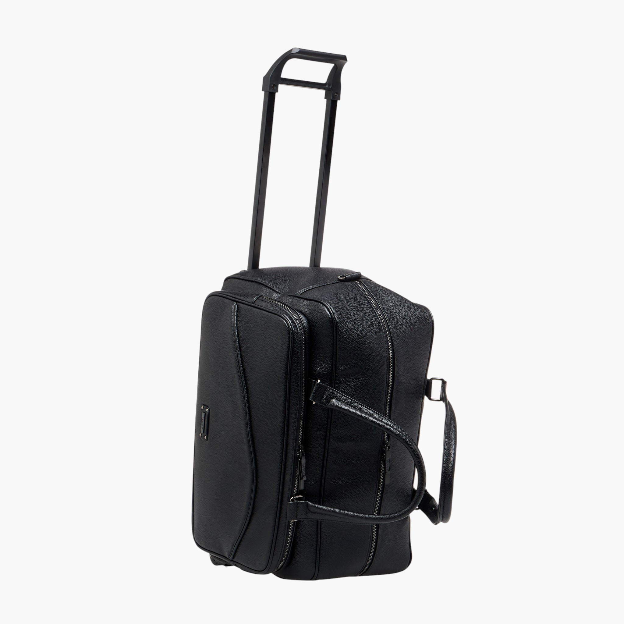 WAVE Retractable Handle Duffle Bag with Zip Closure-travel-luggagesandbags-dufflebags-image-4