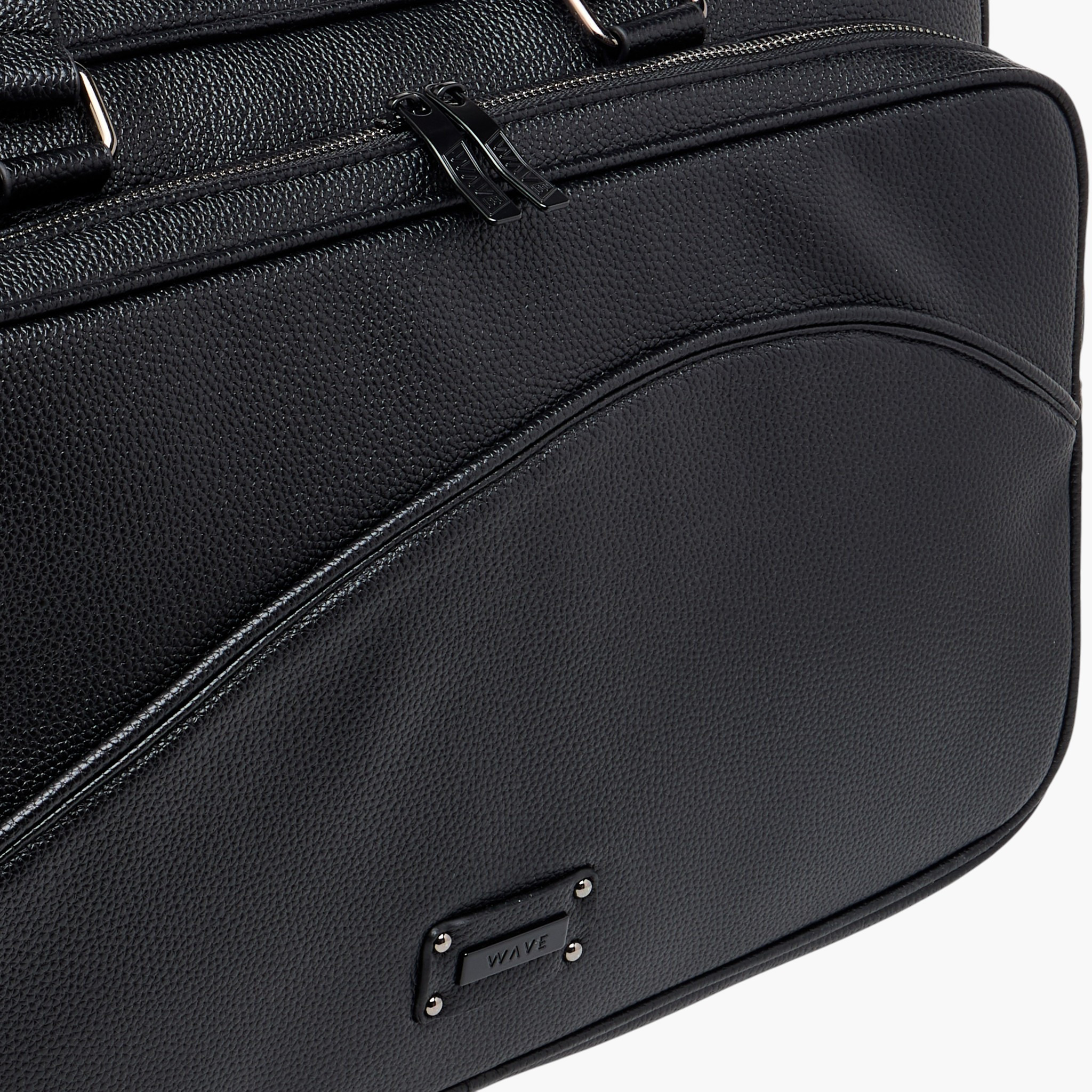 WAVE Retractable Handle Duffle Bag with Zip Closure-travel-luggagesandbags-dufflebags-image-5