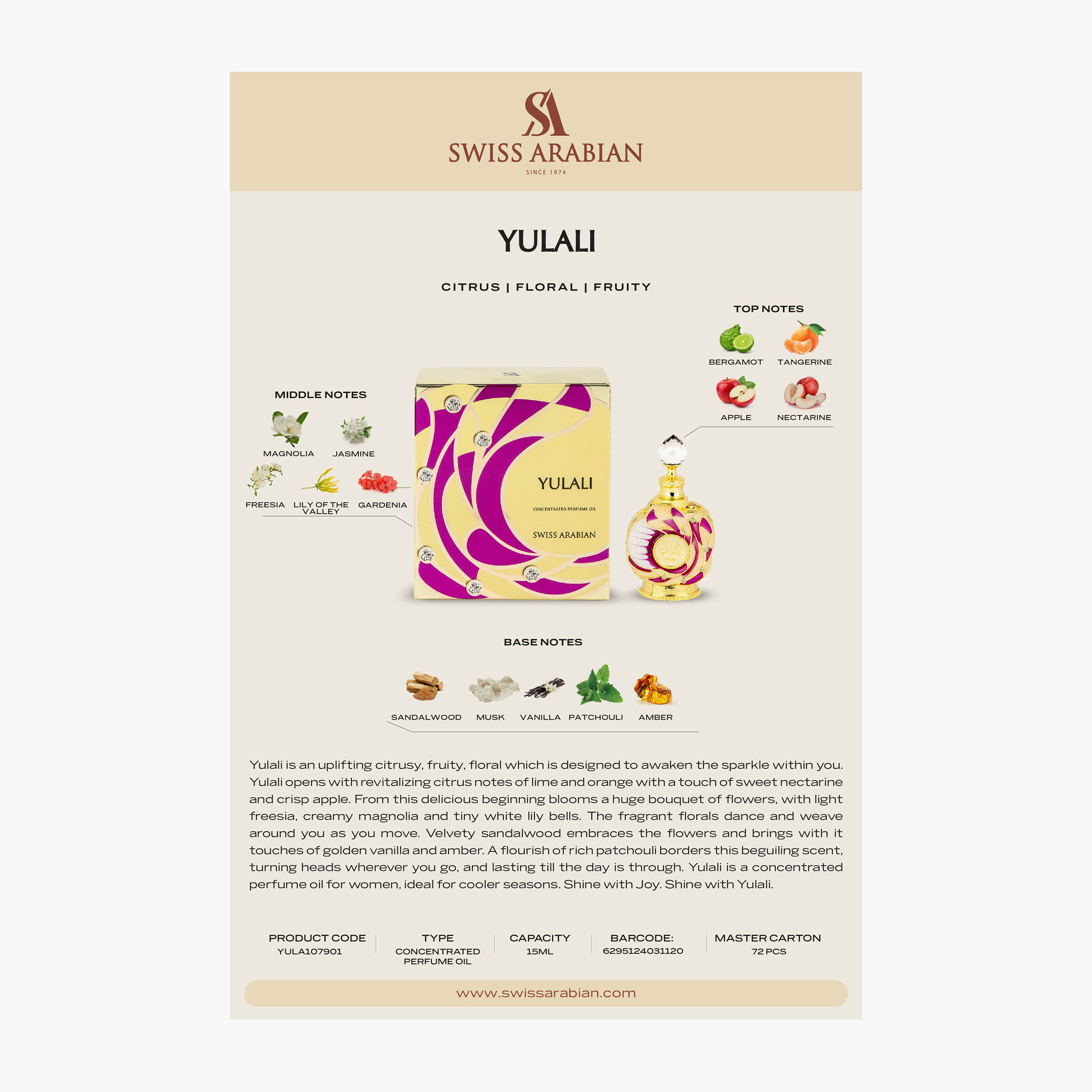 Swiss Arabian Yulali Perfume Oil - 15 ml-beautyandpersonalcare-fragrance-unisex-image-3