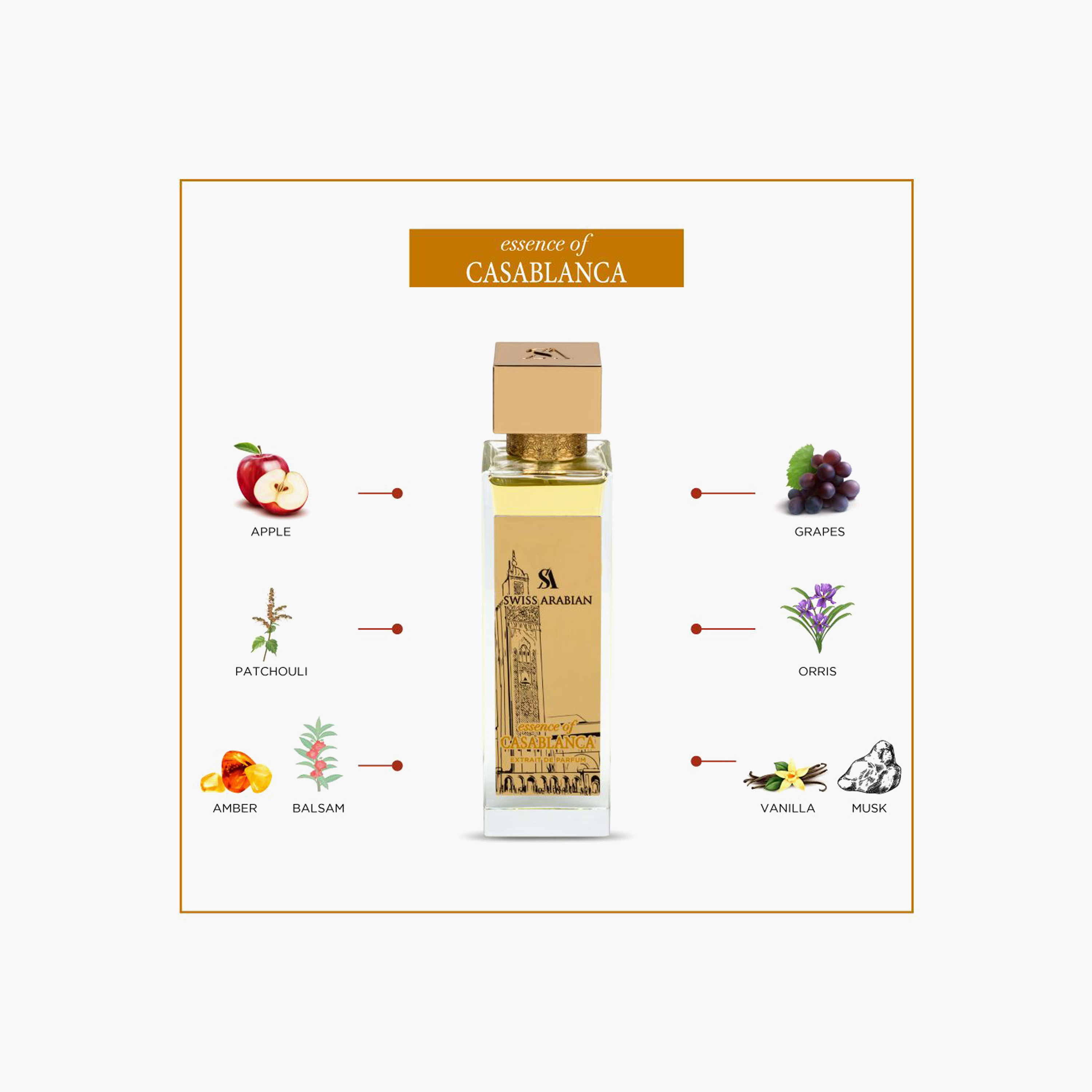 Swiss Arabian Essence of Casablanca Eau de Parfum - 100 ml-beautyandpersonalcare-fragrance-unisex-image-3