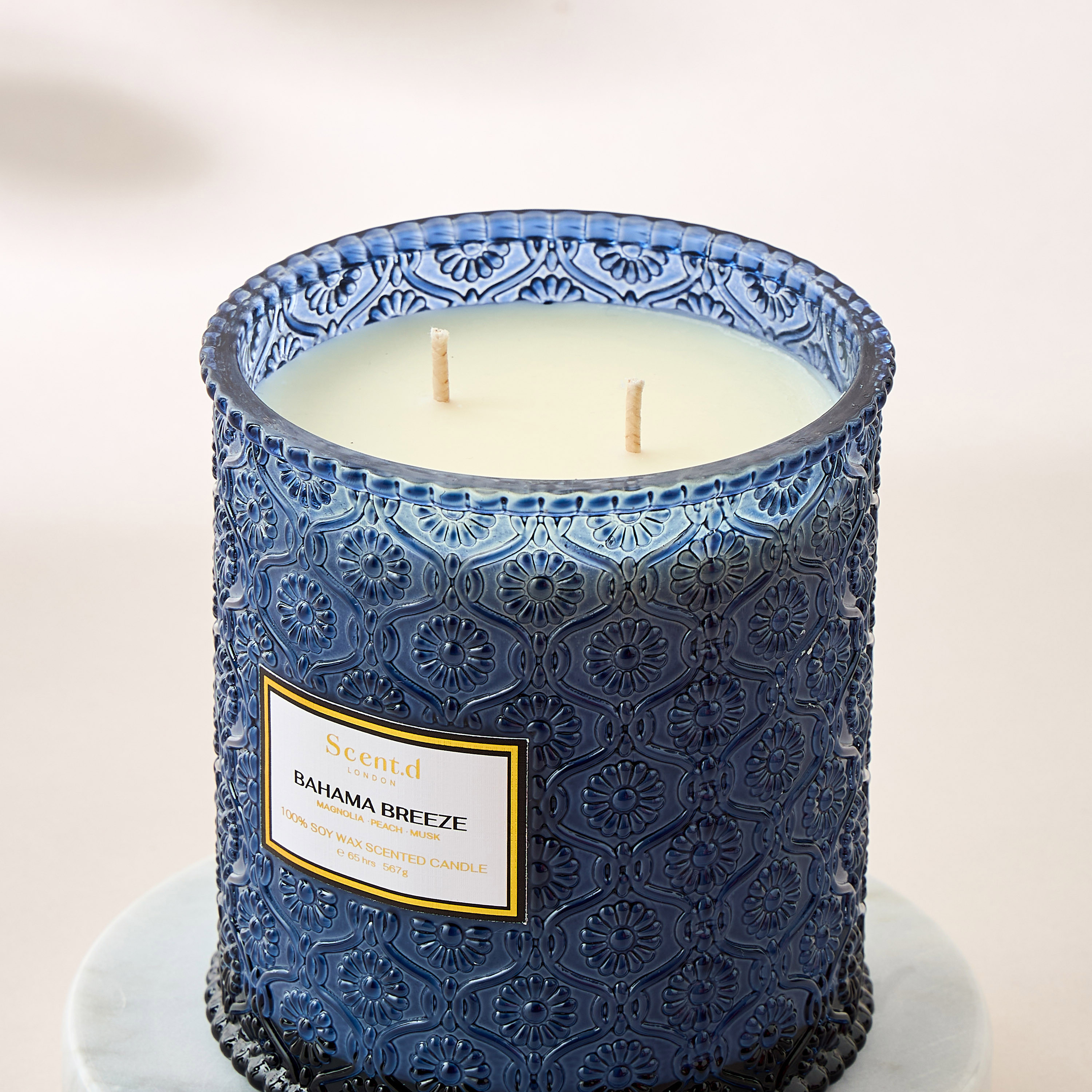 Scent.d London Fresh Cotton 2-Wick Jar Candle - 567 gms-household-homefragrance-candles-image-3
