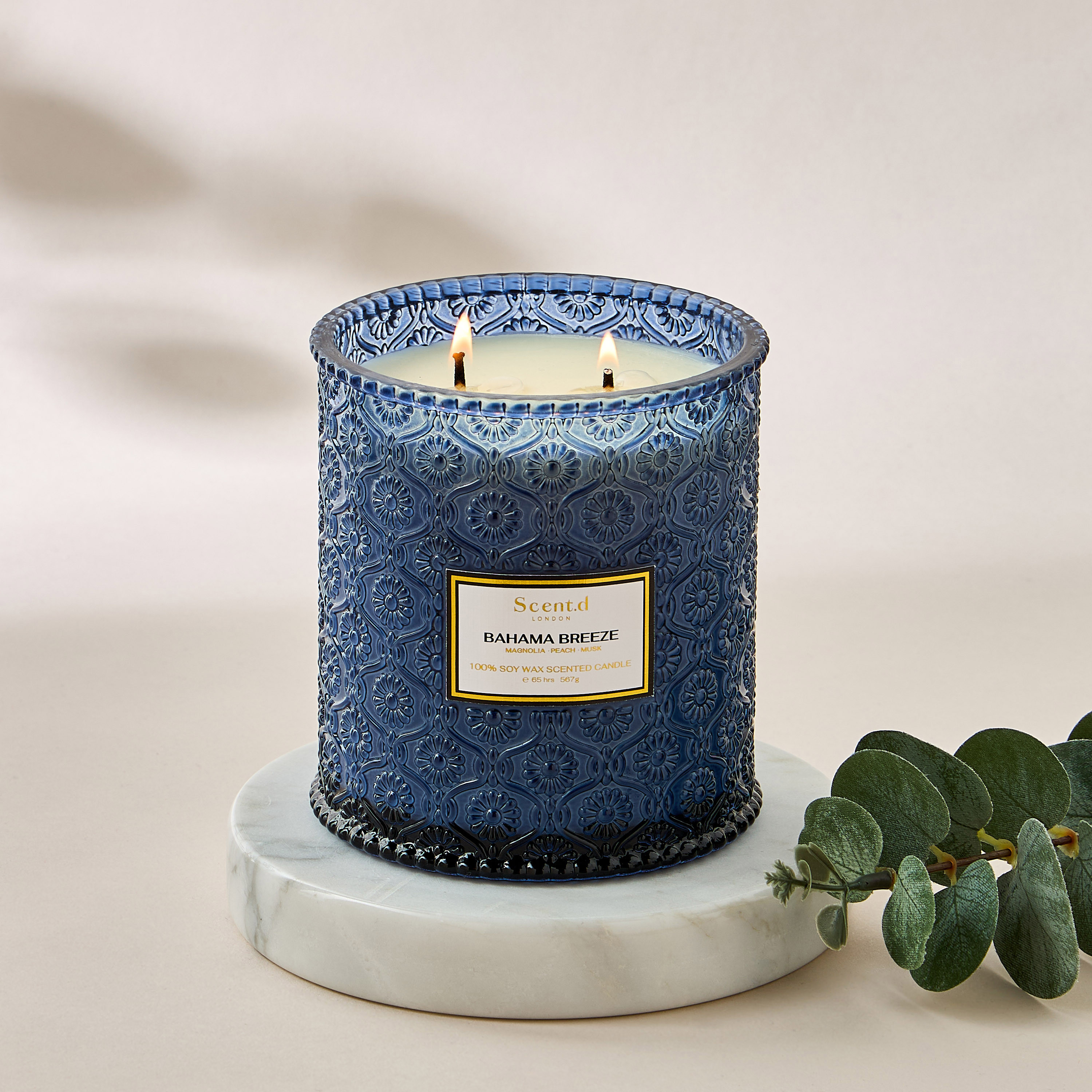Scent.d London Fresh Cotton 2-Wick Jar Candle - 567 gms-household-homefragrance-candles-image-4