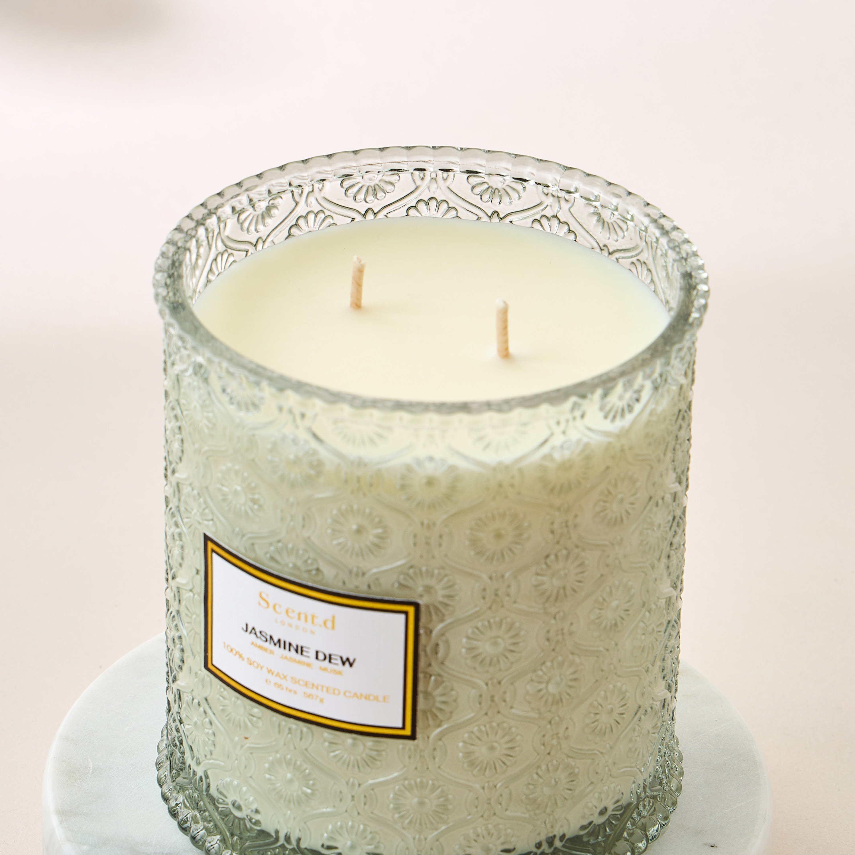 Scent.d London Fresh Cotton 2-Wick Jar Candle - 567 gms-household-homefragrance-candles-image-3