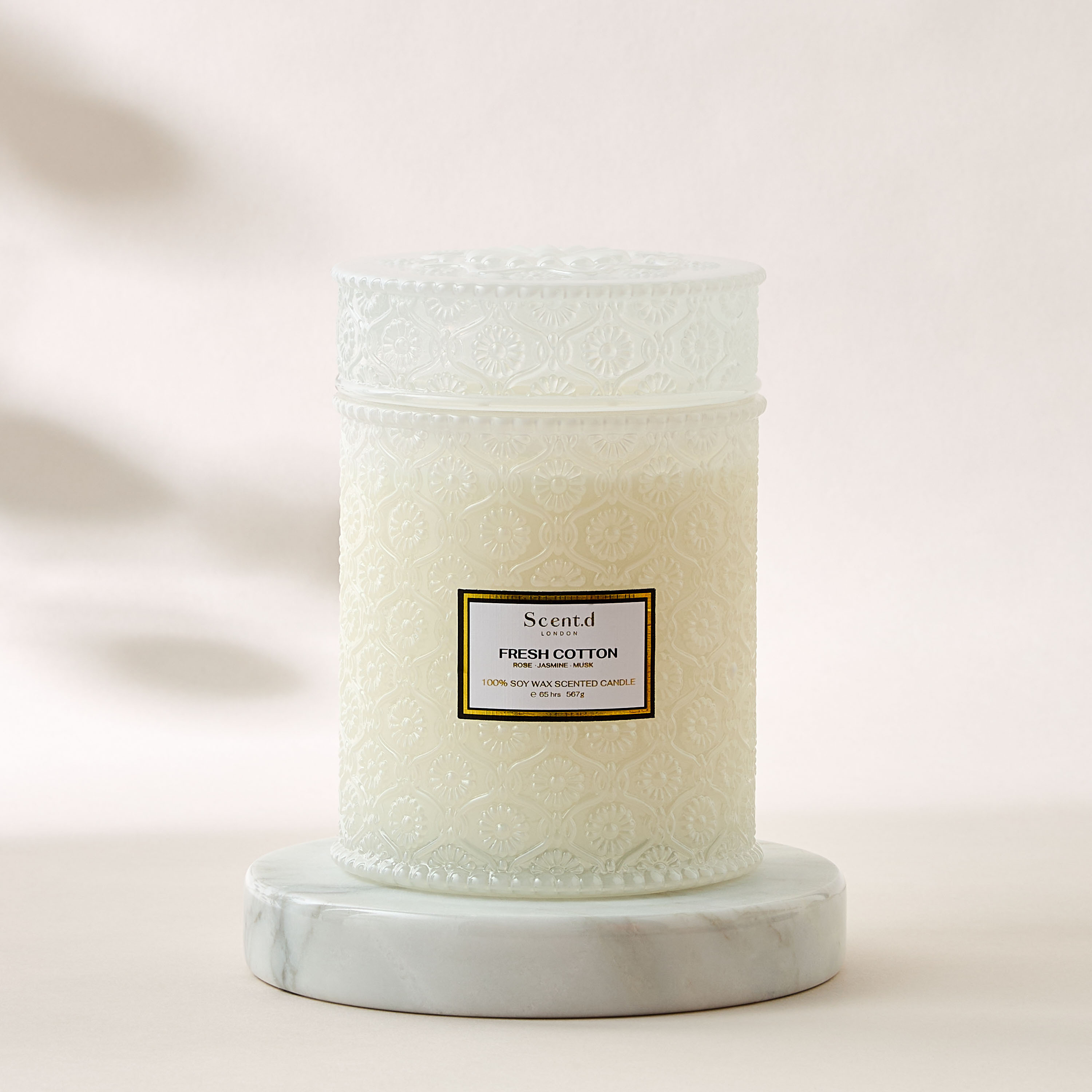 Scent.d London Fresh Cotton 2-Wick Jar Candle - 567 gms-household-homefragrance-candles-image-2