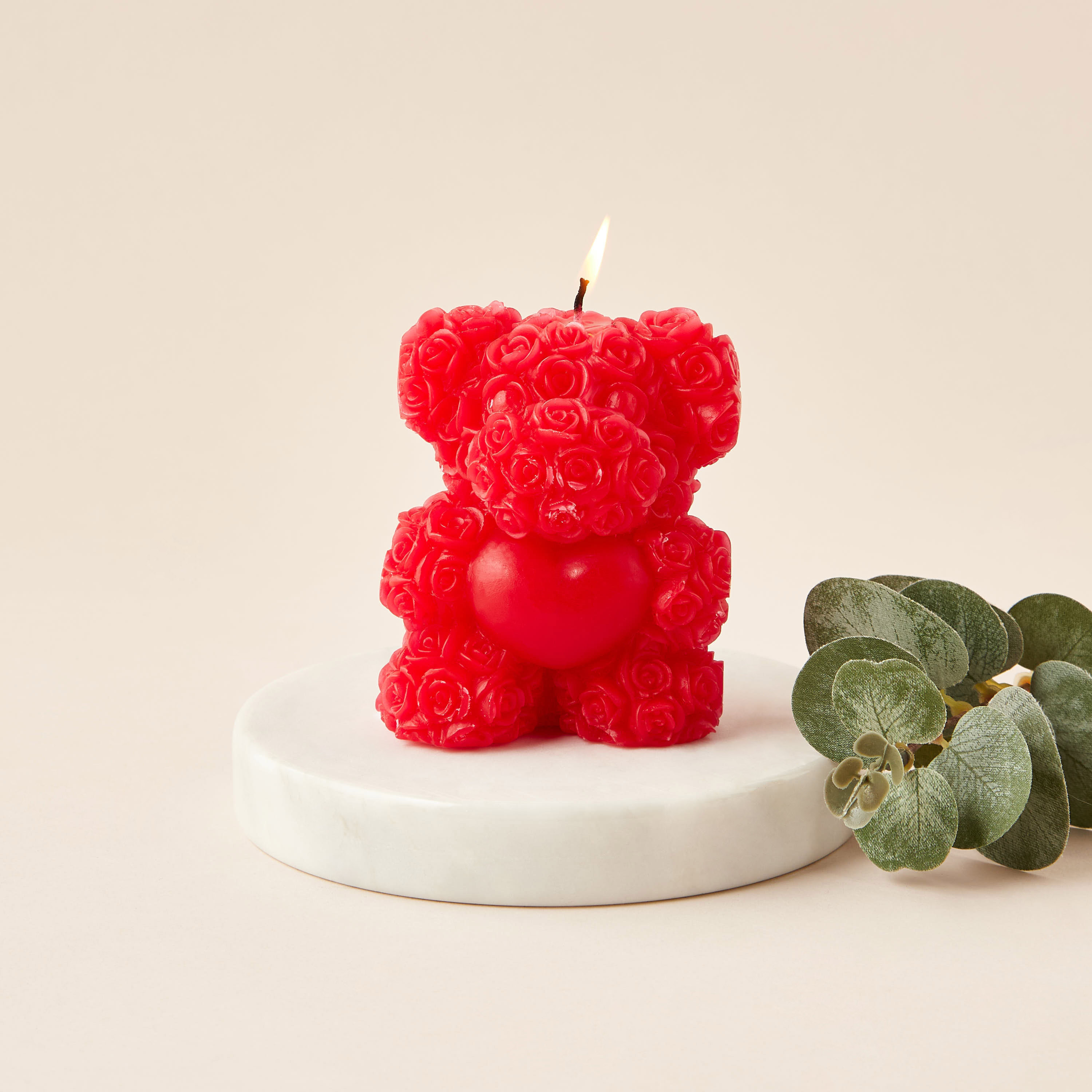 Teddy Bear Vanilla Scented Candle - 9.5 cm-household-homefragrance-candles-image-1