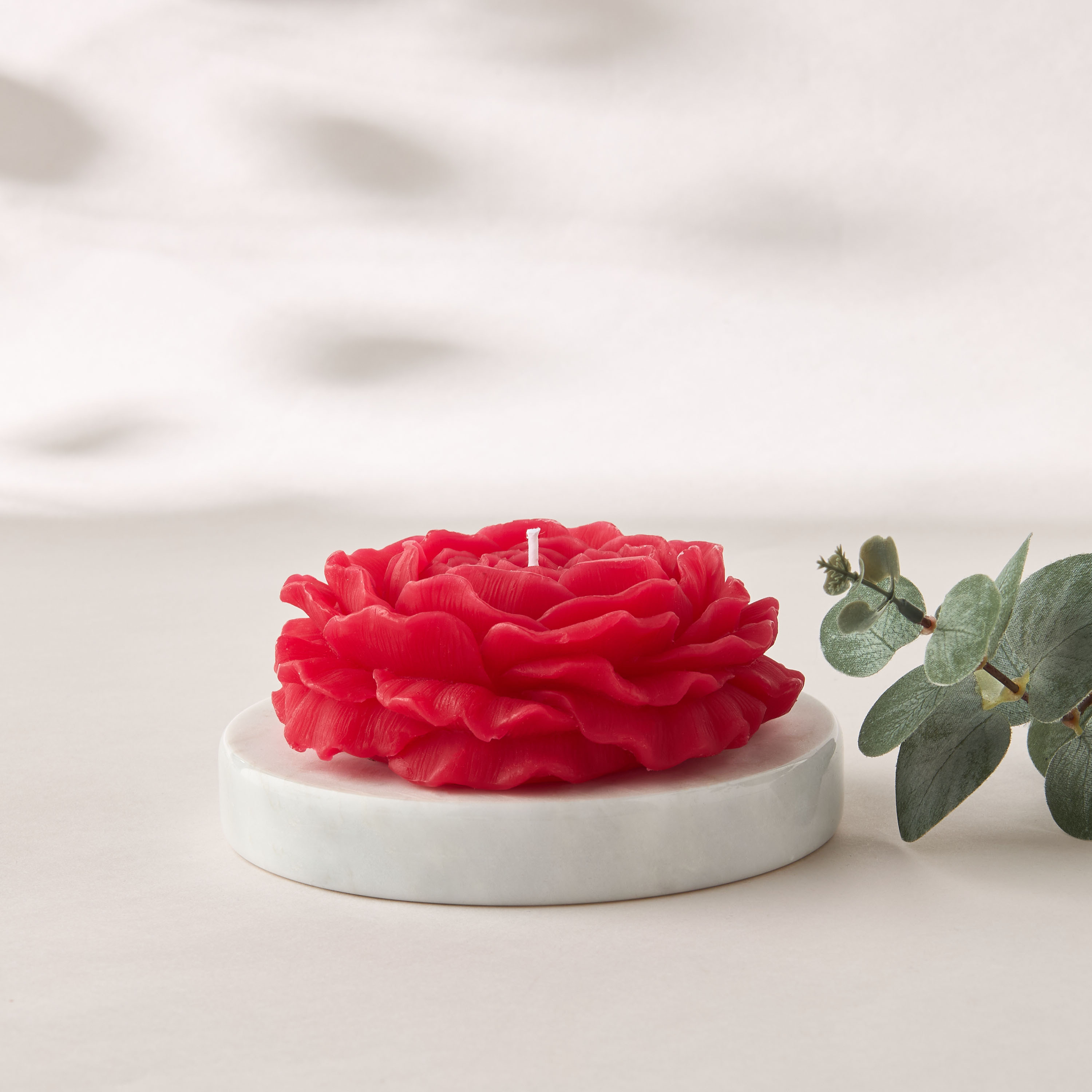 Rose Shaped Scented Decorative Candle - Set of 2-household-homefragrance-candles-image-1