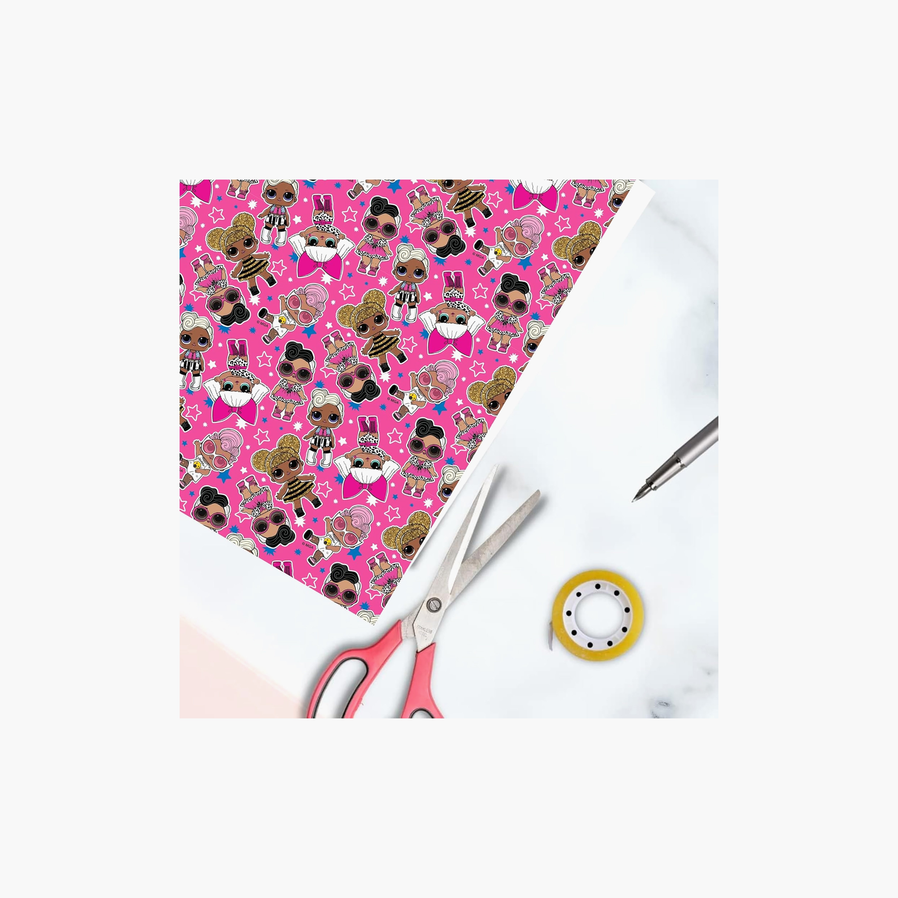 ورق تغليف هدايا قطعتين من إل أو إل - 2 متر × 70 سم-household-giftingaccessories-accessories-image-3