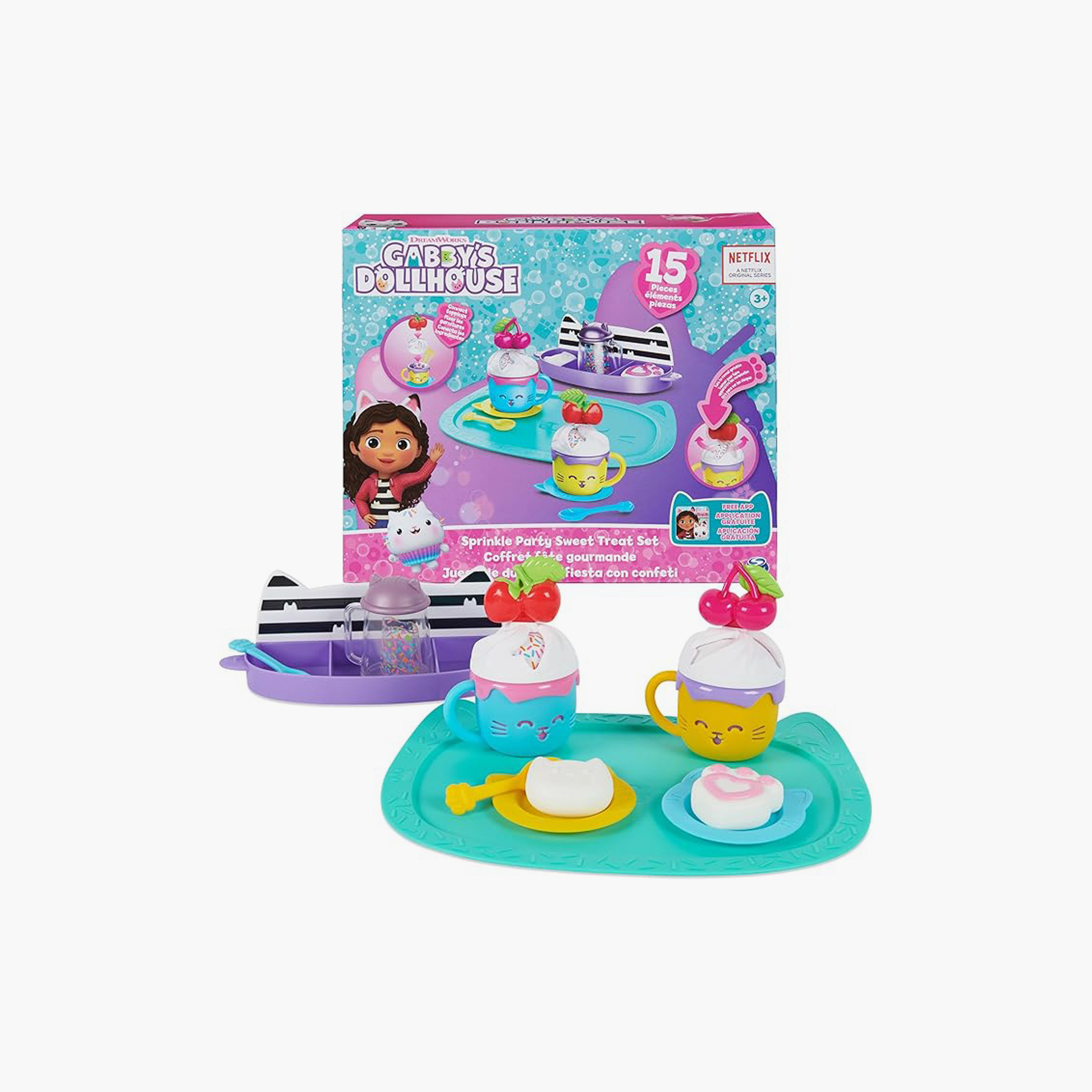 Gabby's Dollhouse Sprinkle Party Sweet Treat Set-toys-dollsandplaysets-dollplaysets-image-2
