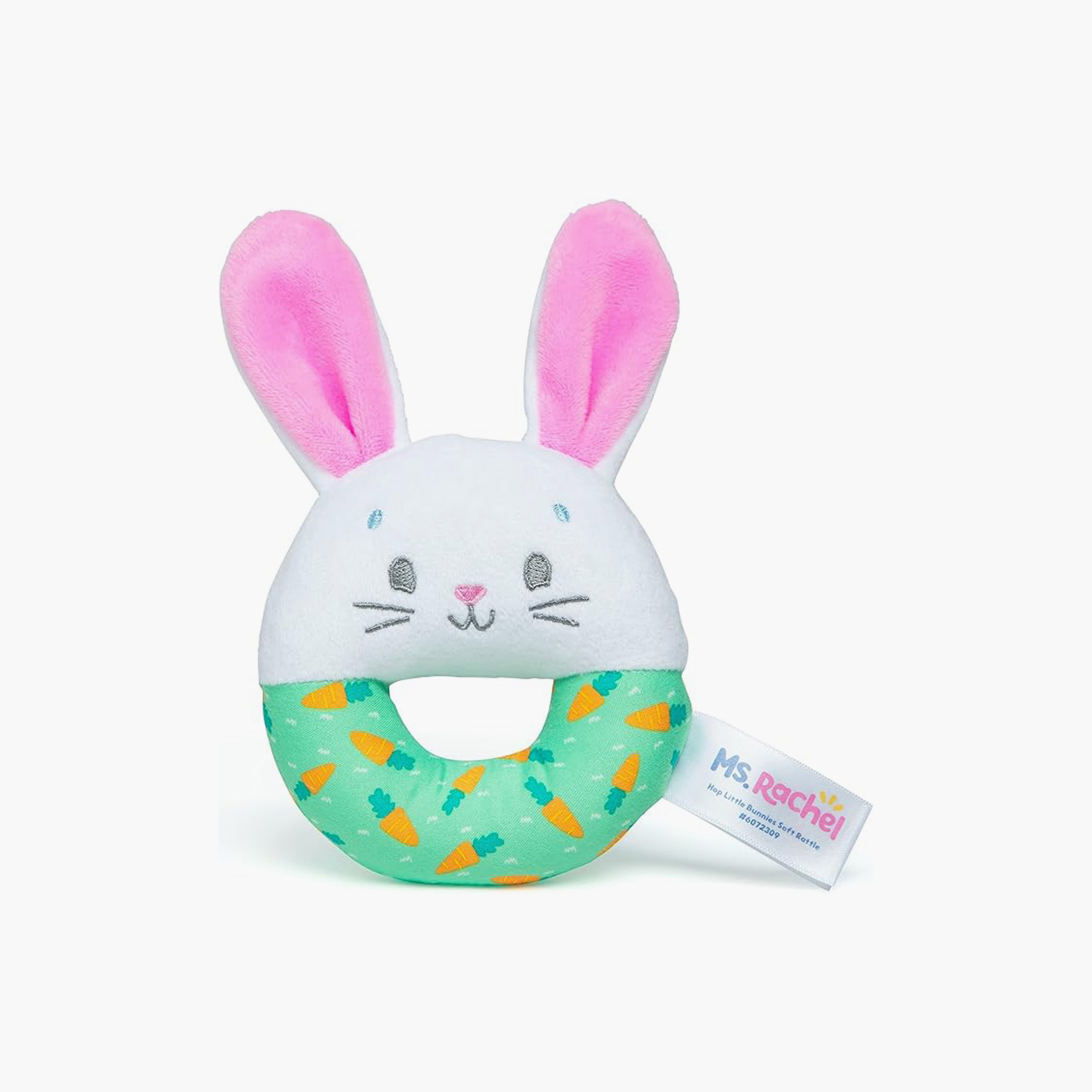 Spin Master Ms. Rachel Hop Little Bunnies Soft Rattle-toys-babyandtoddlertoys-rattlesandteethers-image-1