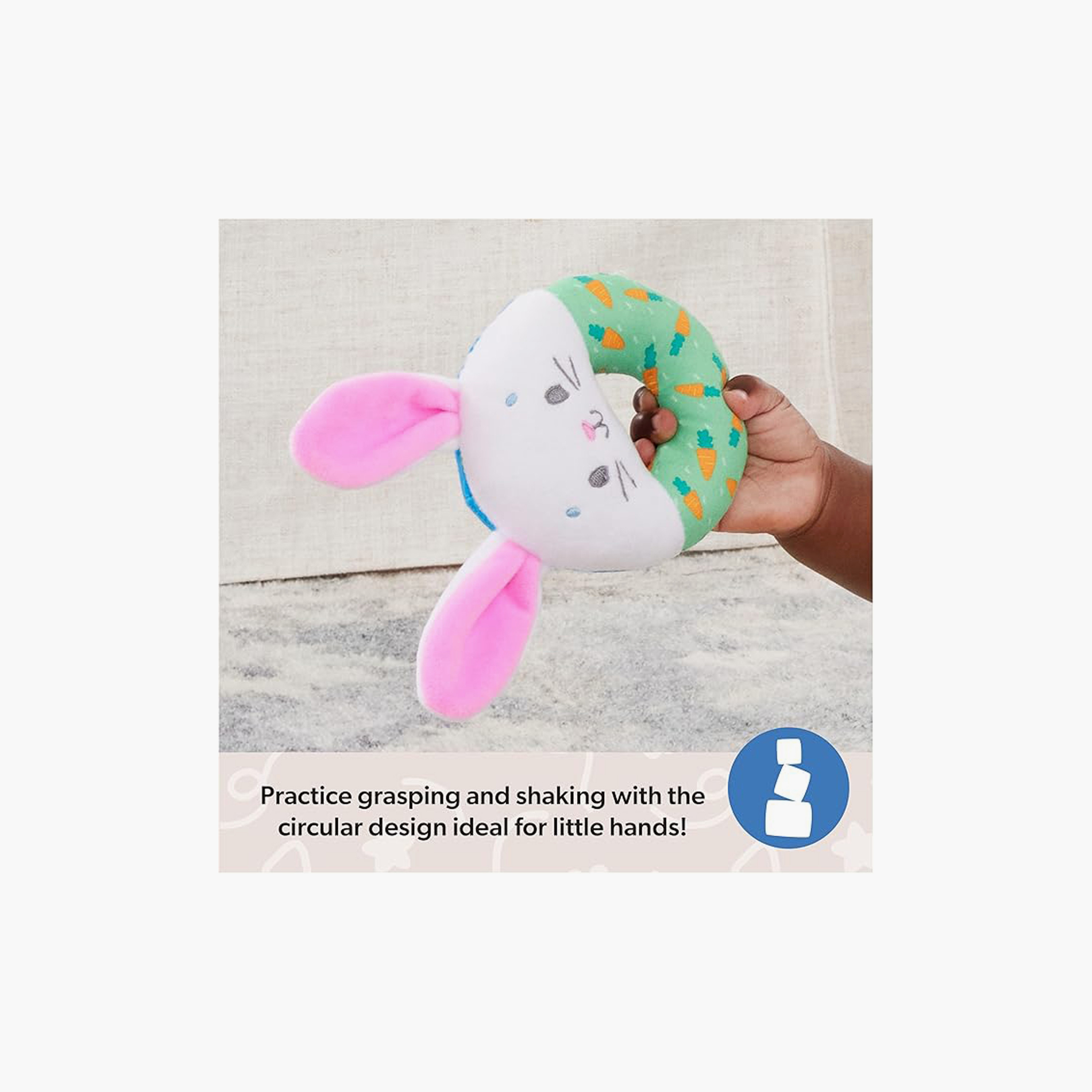 Spin Master Ms. Rachel Hop Little Bunnies Soft Rattle-toys-babyandtoddlertoys-rattlesandteethers-image-3