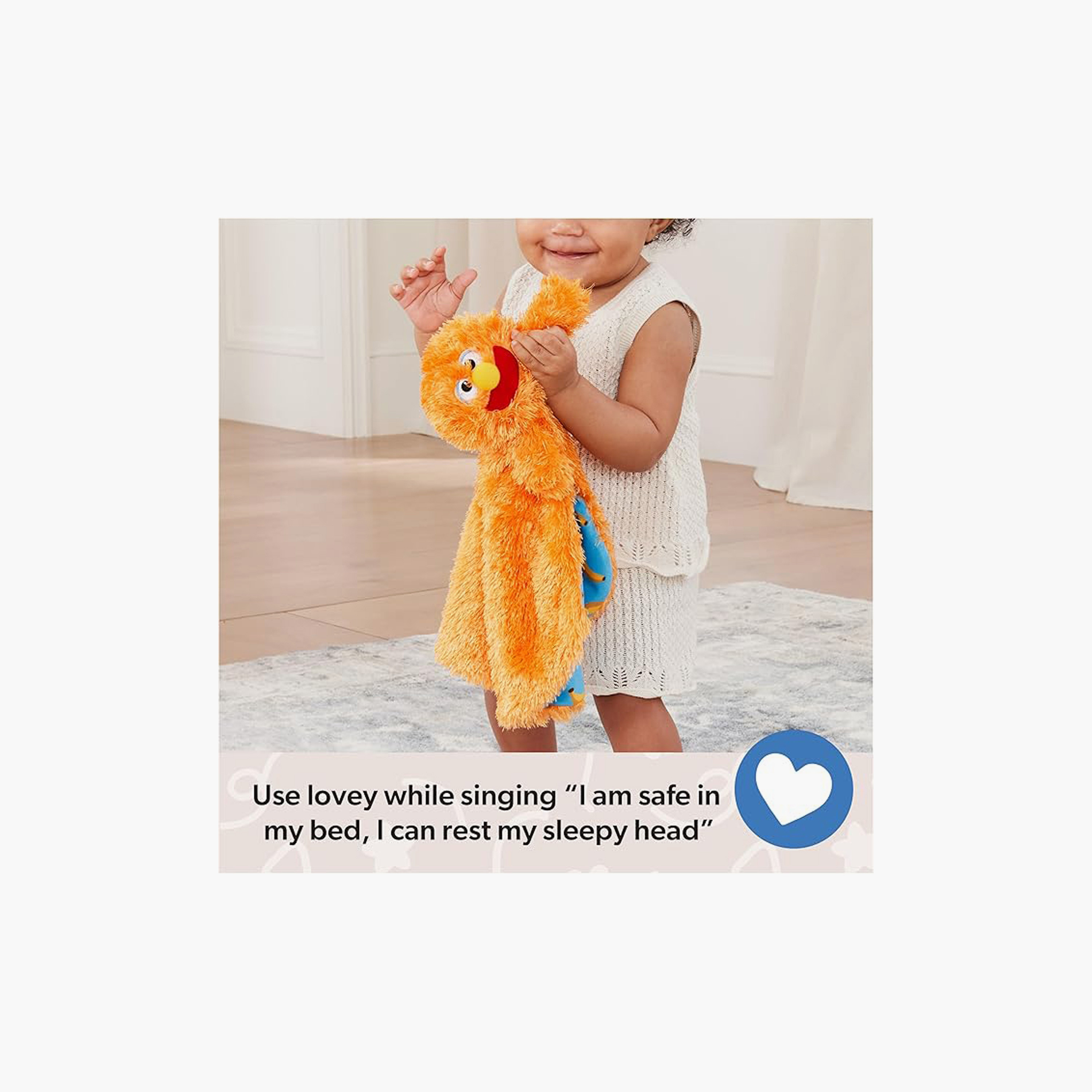 Spin Master Ms. Rachel Official Herbie Huggable Lovey Security Blanket - Orange-toys-babyandtoddlertoys-learningtoys-image-3