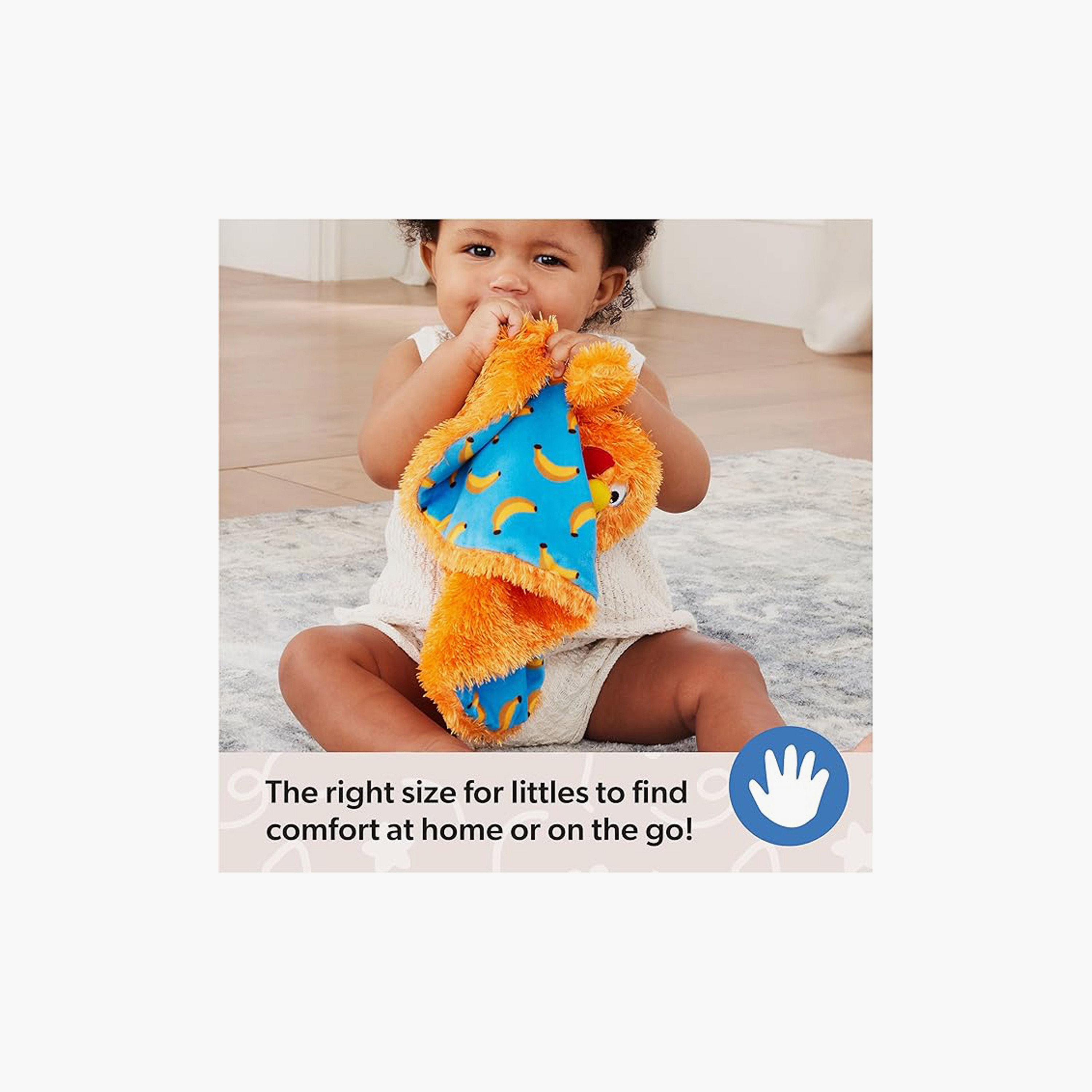 Spin Master Ms. Rachel Official Herbie Huggable Lovey Security Blanket - Orange-toys-babyandtoddlertoys-learningtoys-image-4