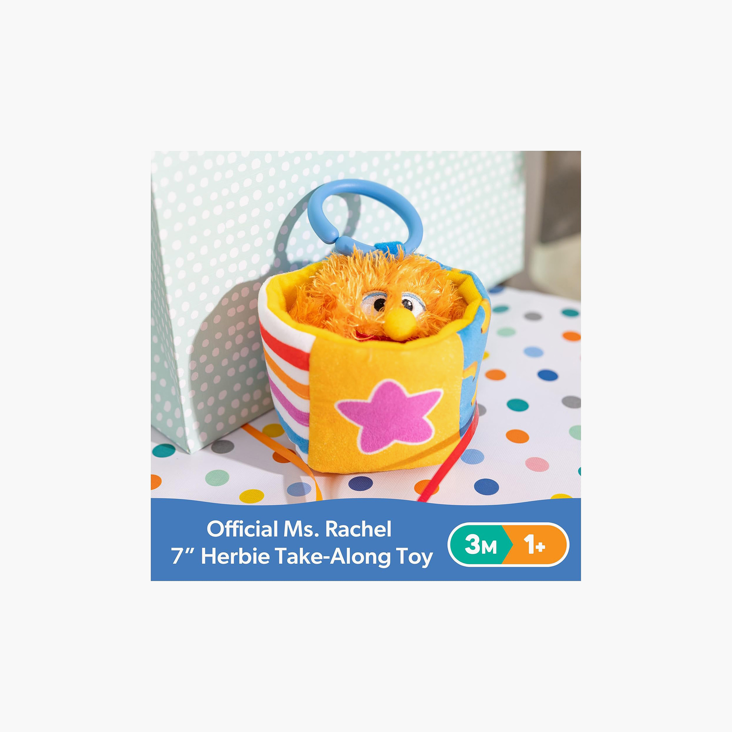 Spin Master 7-inch Ms. Rachel Herbbie Take-Along Toy-toys-babyandtoddlertoys-rattlesandteethers-image-2