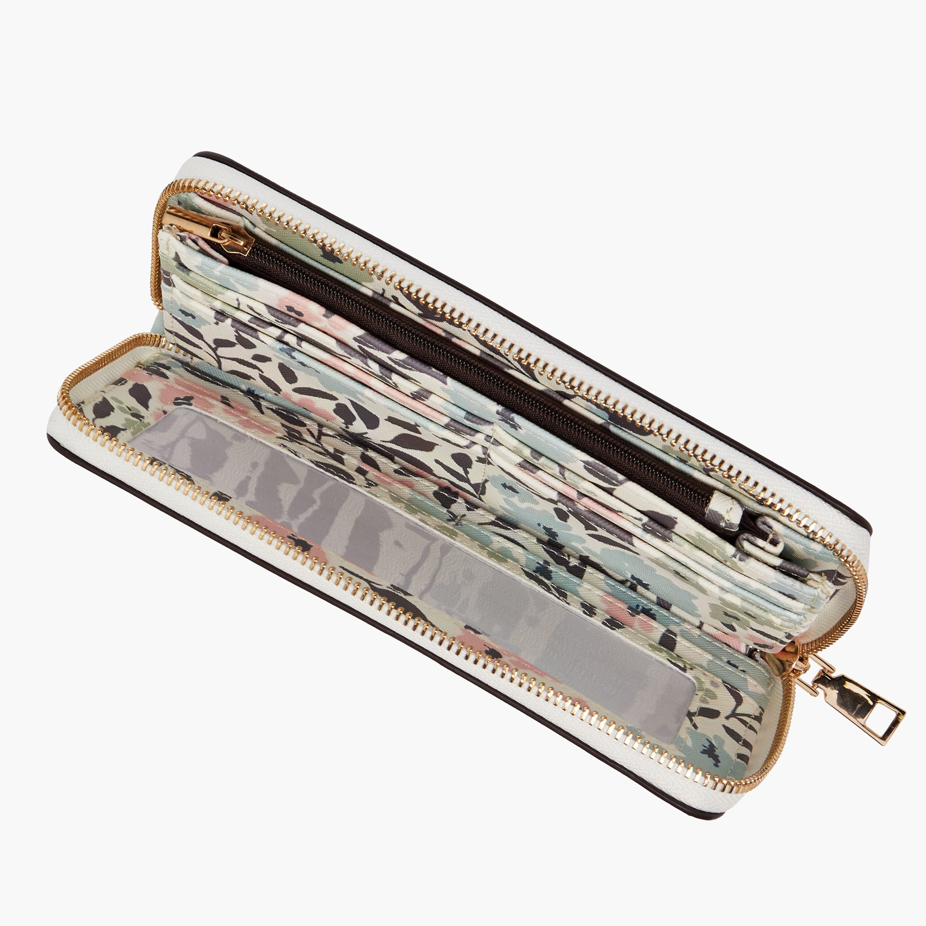 محفظة بسحاب إغلاق دائري وطبعات من ساشا-women-bagsandwallets-handbags-image-5