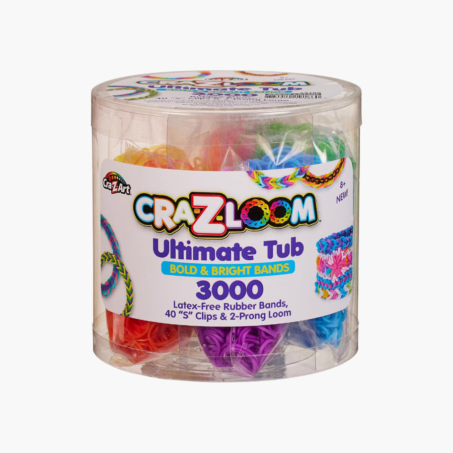 Shimmer Cra-Z-Loom Ultimate Tub 3000- Rubber Band Bracelet Maker Kit with Neon Bands-school-artsandcrafts-image-4
