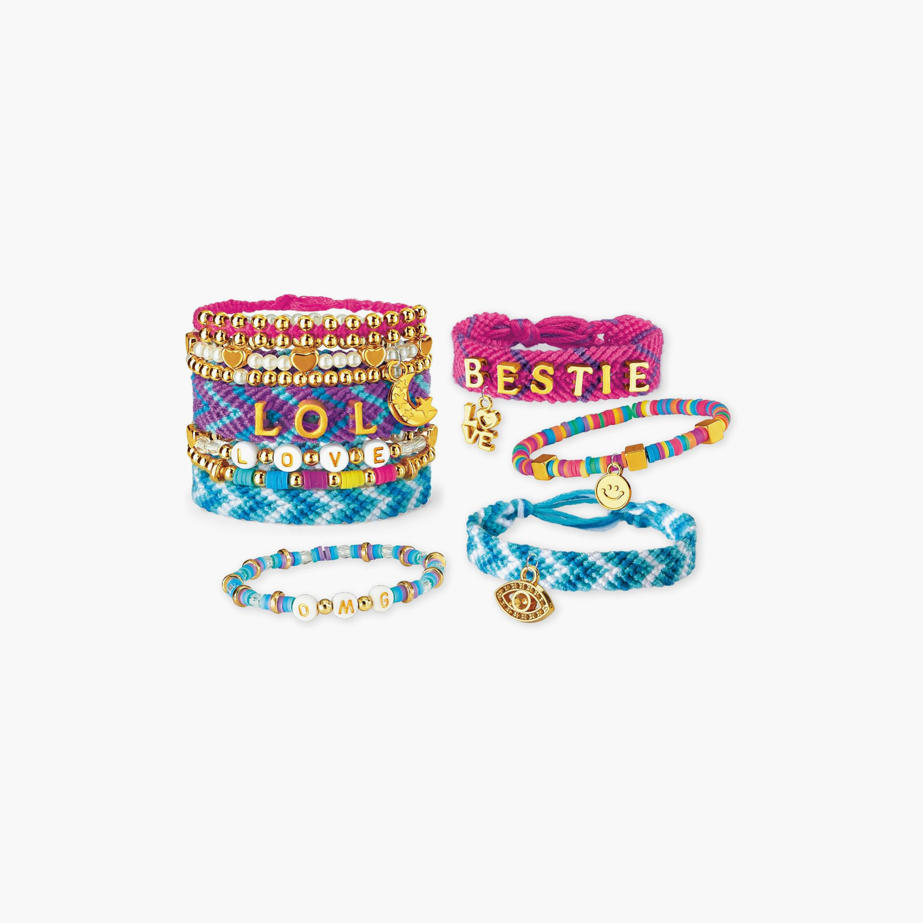 Shimmer 'n Sparkle Sparkling A-Z Fashion Bracelets Making Kit-school-artsandcrafts-image-1