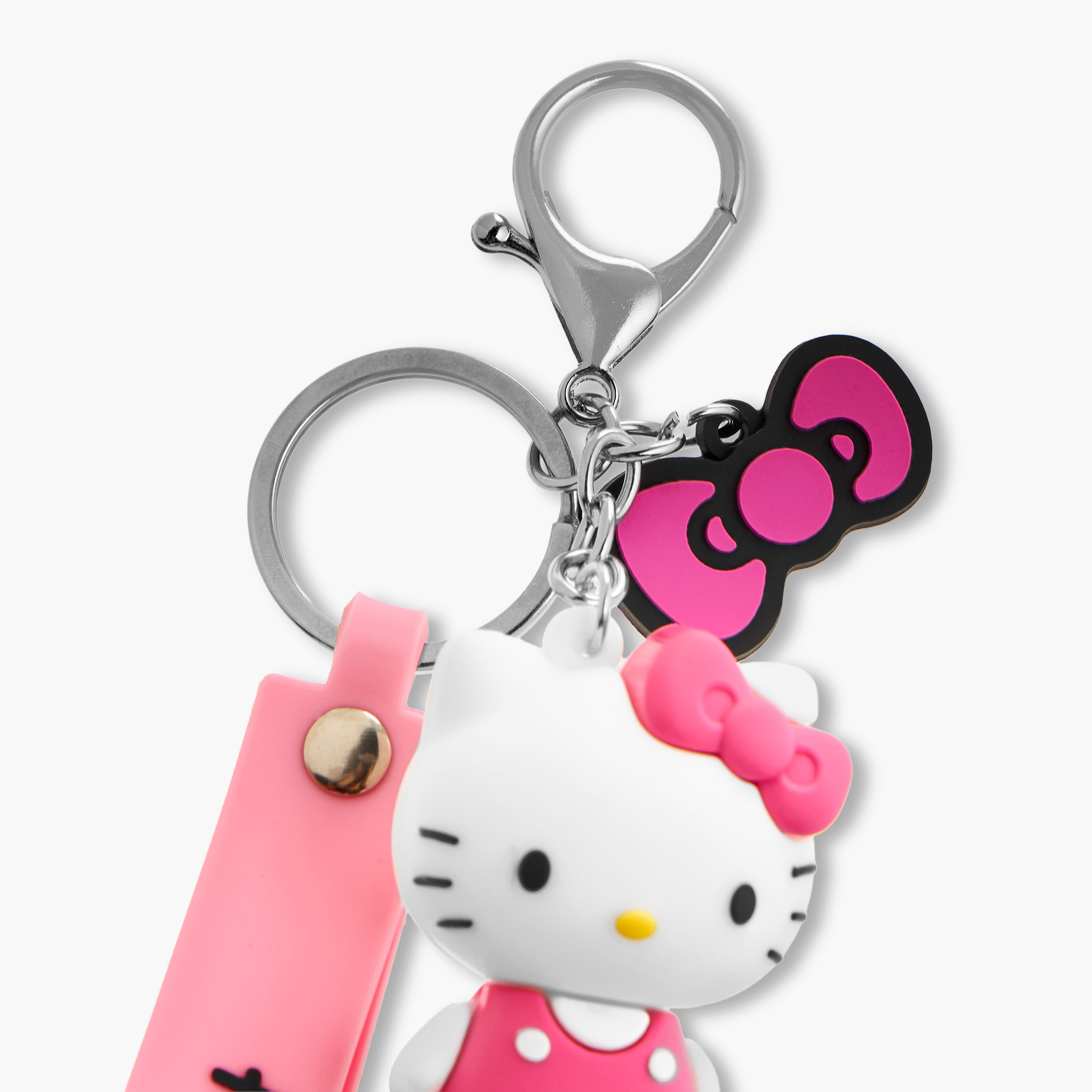 Hello Kitty Rubber Ring Keychain-girls-accessories-keyringsandbagcharms-image-3