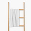 Luxury Egyptian Towel with Waffle border - White-baby-bathandcare-towels-image-1