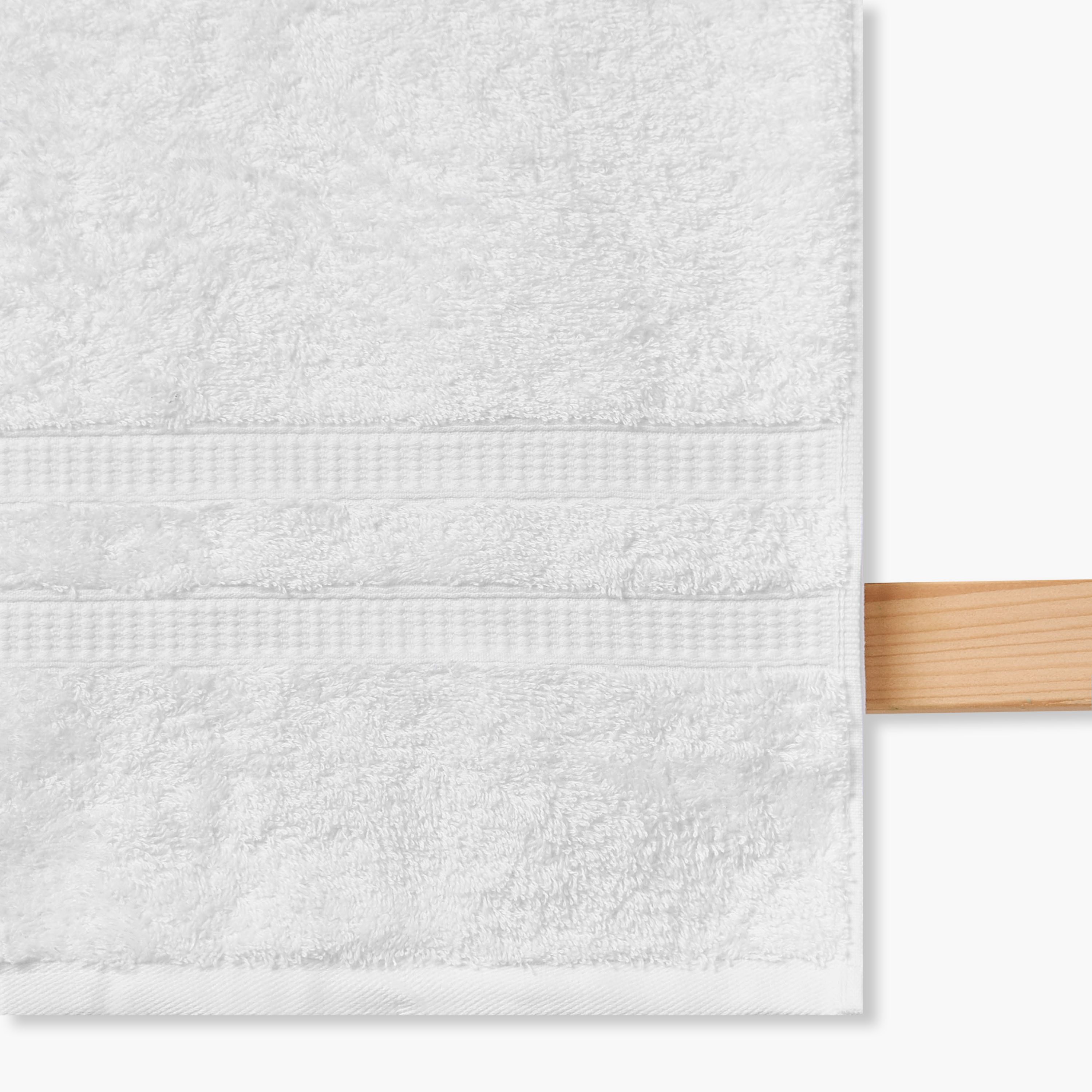 منشفة مصرية فاخرة بحافة وافل – أبيض-baby-bathandcare-towels-image-4