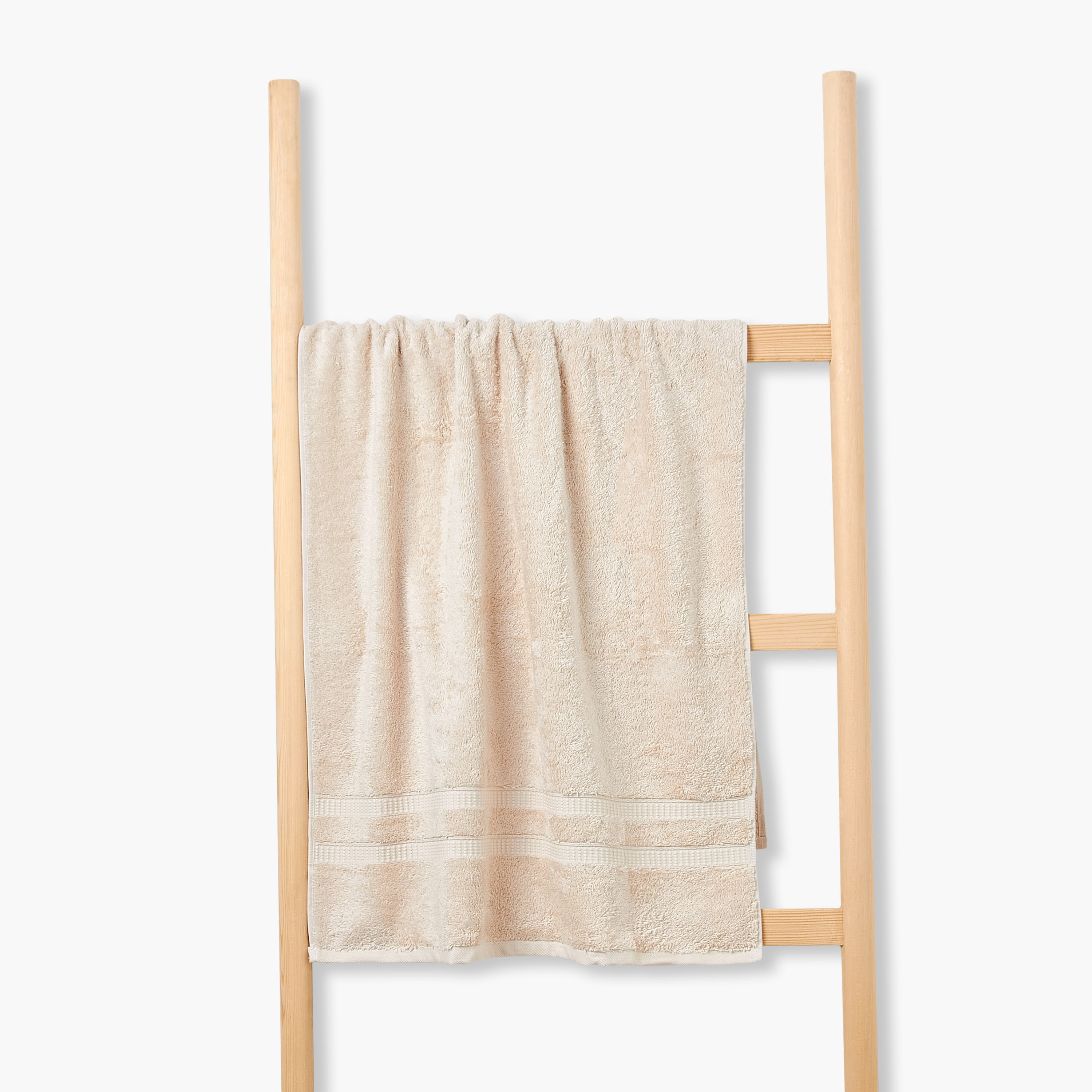 منشفة مصرية فاخرة متوسطة بحافة وافل-baby-bathandcare-towels-image-1