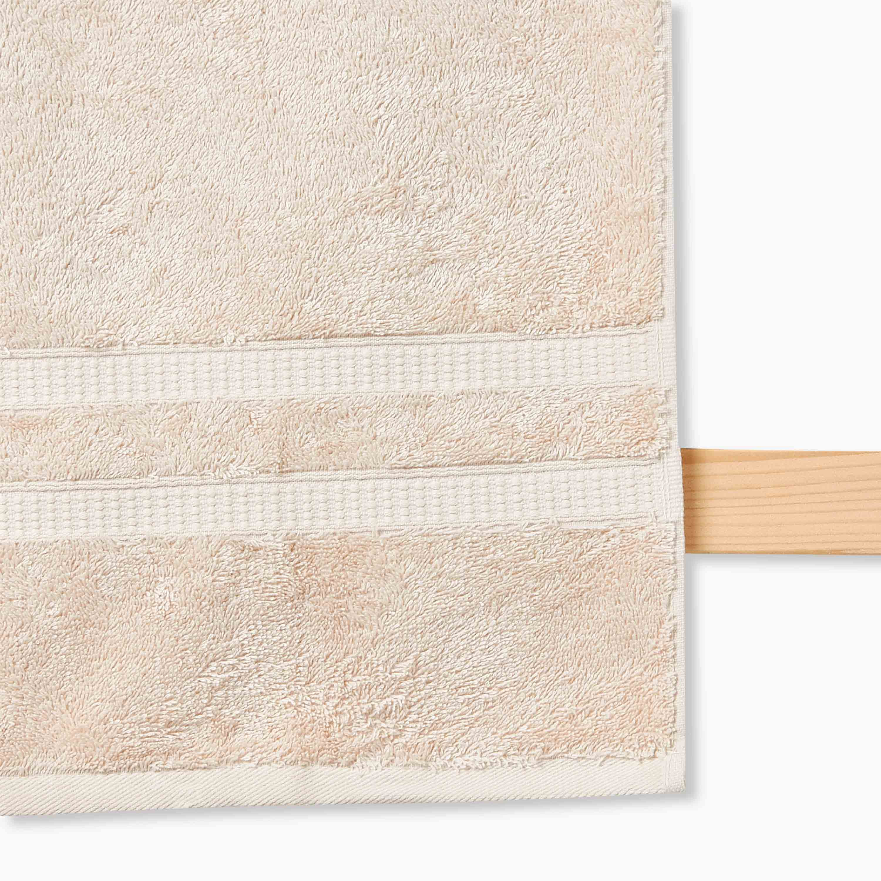 منشفة مصرية فاخرة متوسطة بحافة وافل-baby-bathandcare-towels-image-4