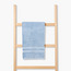 Luxury Egyptian Towel with Waffle border - Celestial Blue-baby-bathandcare-towels-image-3
