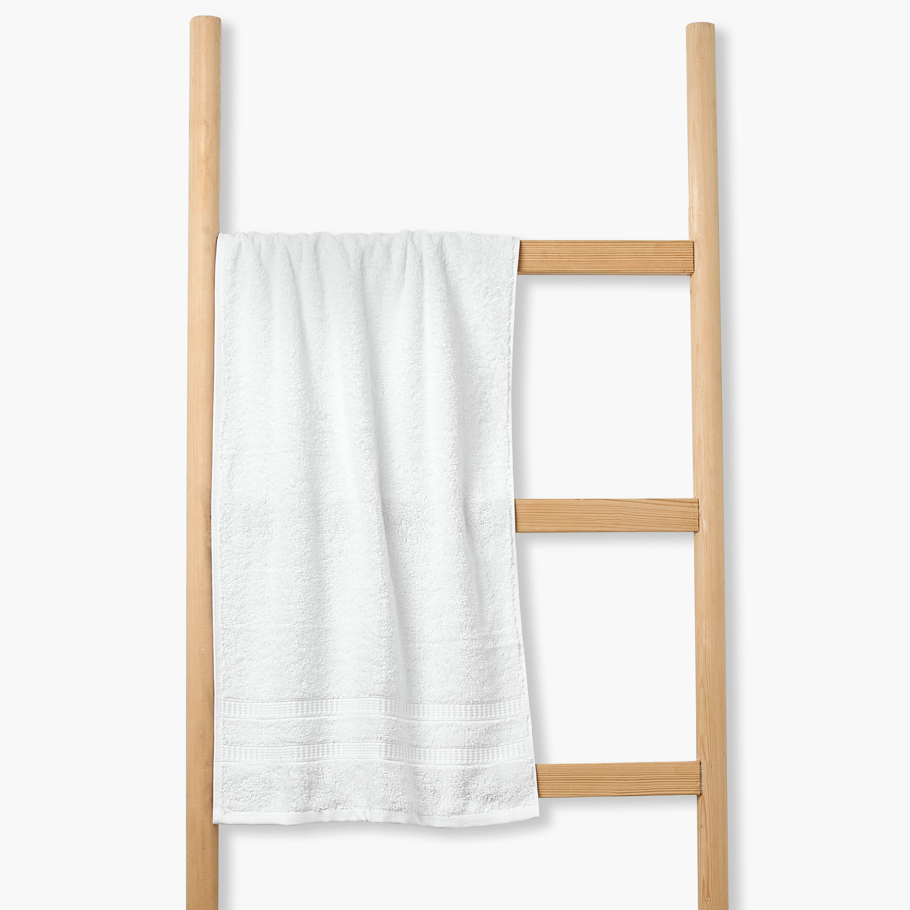 منشفة مصرية فاخرة متوسطة بحافة وافل-baby-bathandcare-towels-image-1