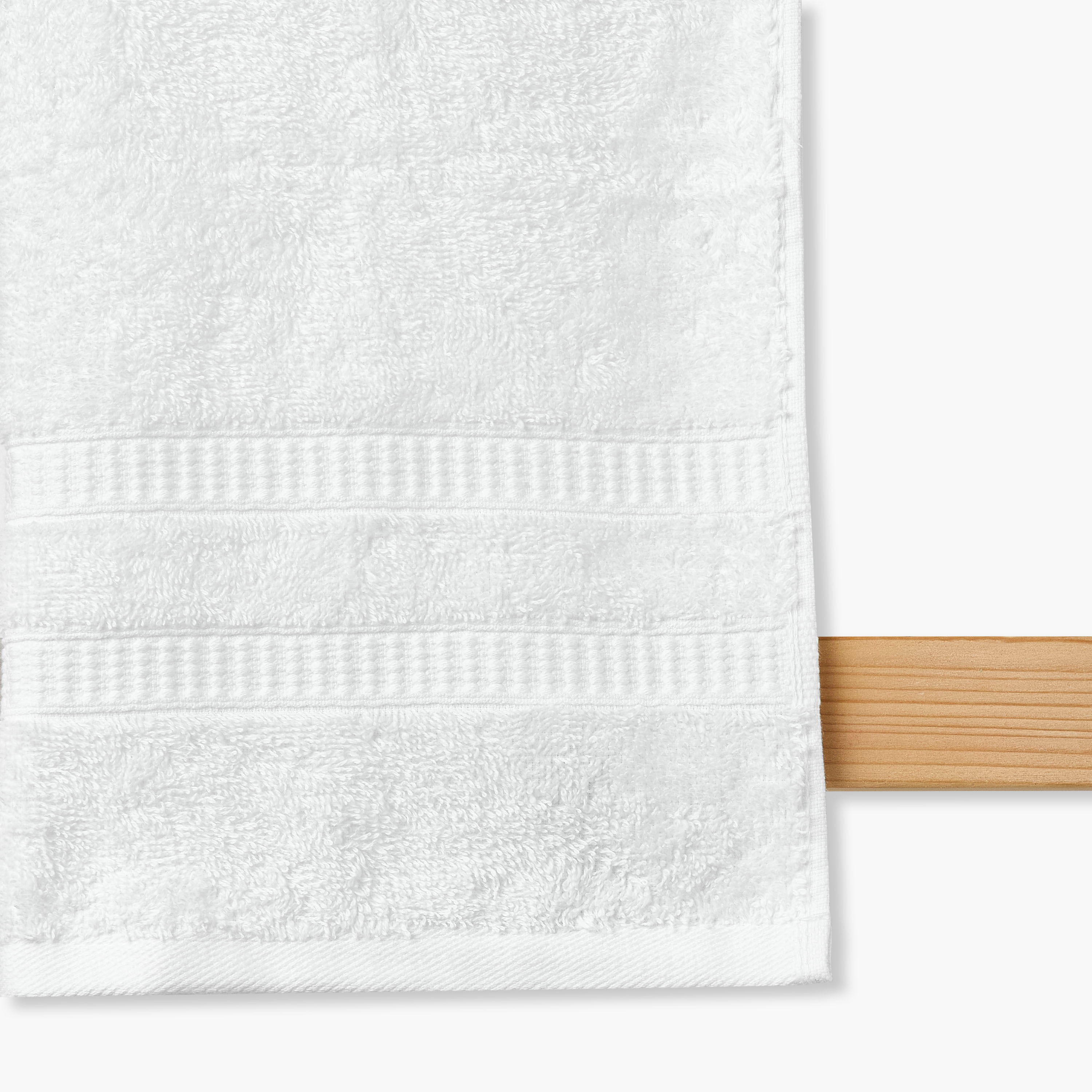 منشفة مصرية فاخرة متوسطة بحافة وافل-baby-bathandcare-towels-image-4