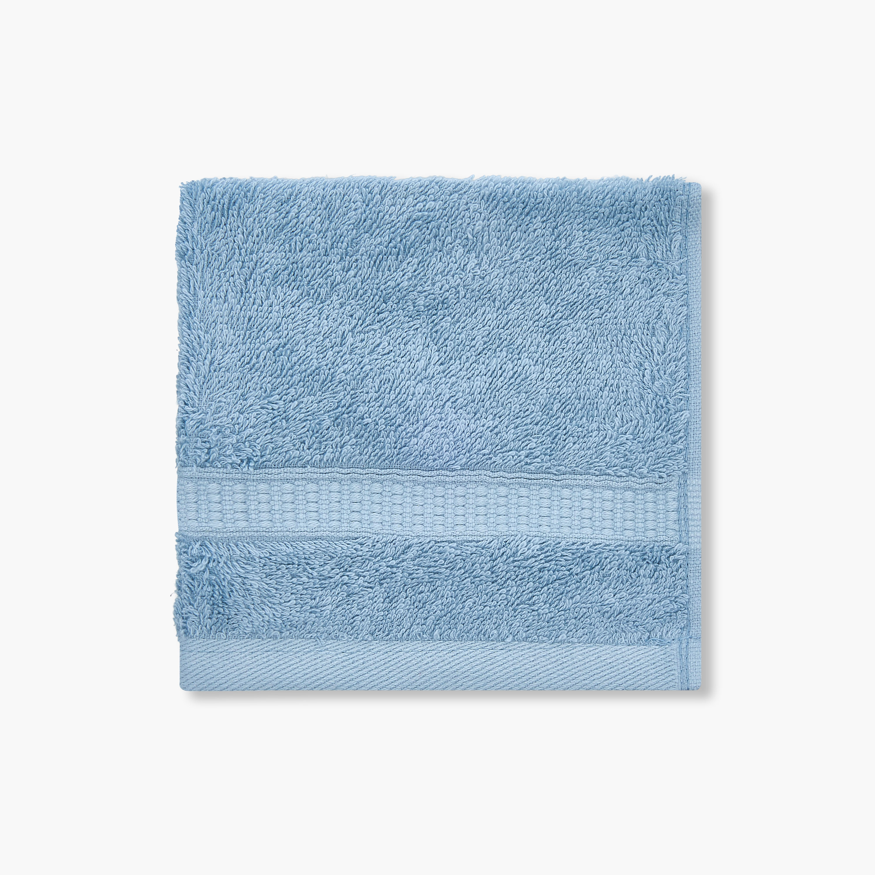طقم مناشف مصرية فاخرة بحافة وافل من 4 قطع-baby-bathandcare-towels-image-2