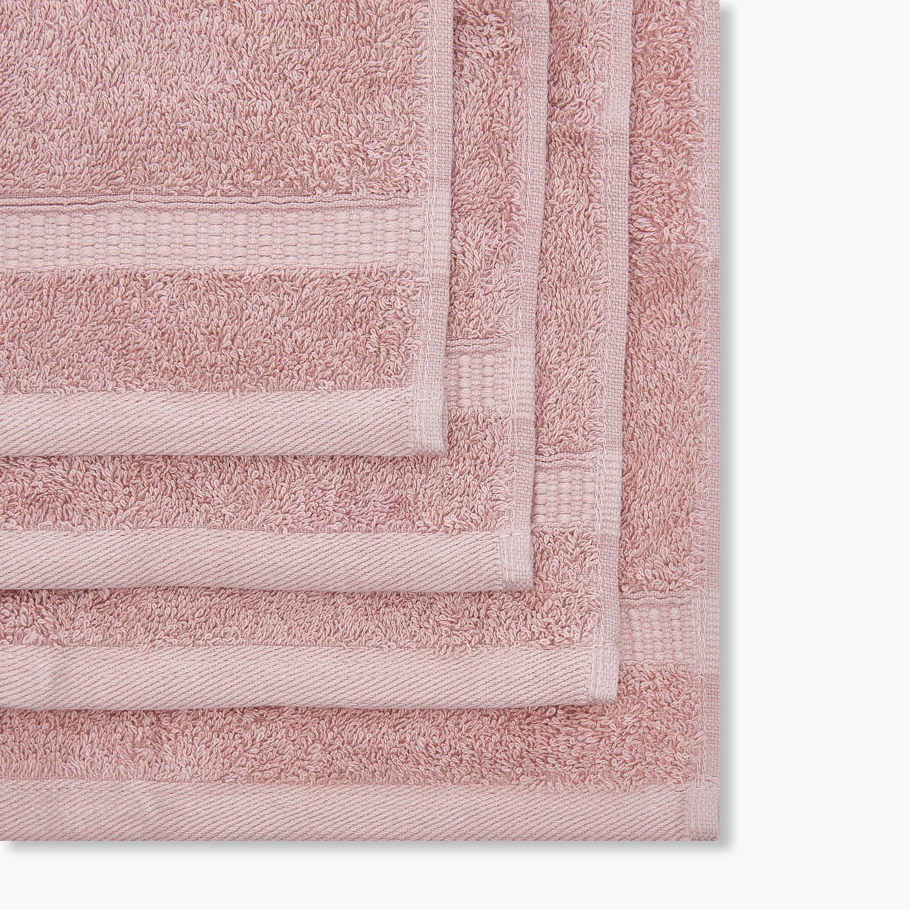 طقم مناشف مصرية فاخرة بحافة وافل من 4 قطع-baby-bathandcare-towels-image-3