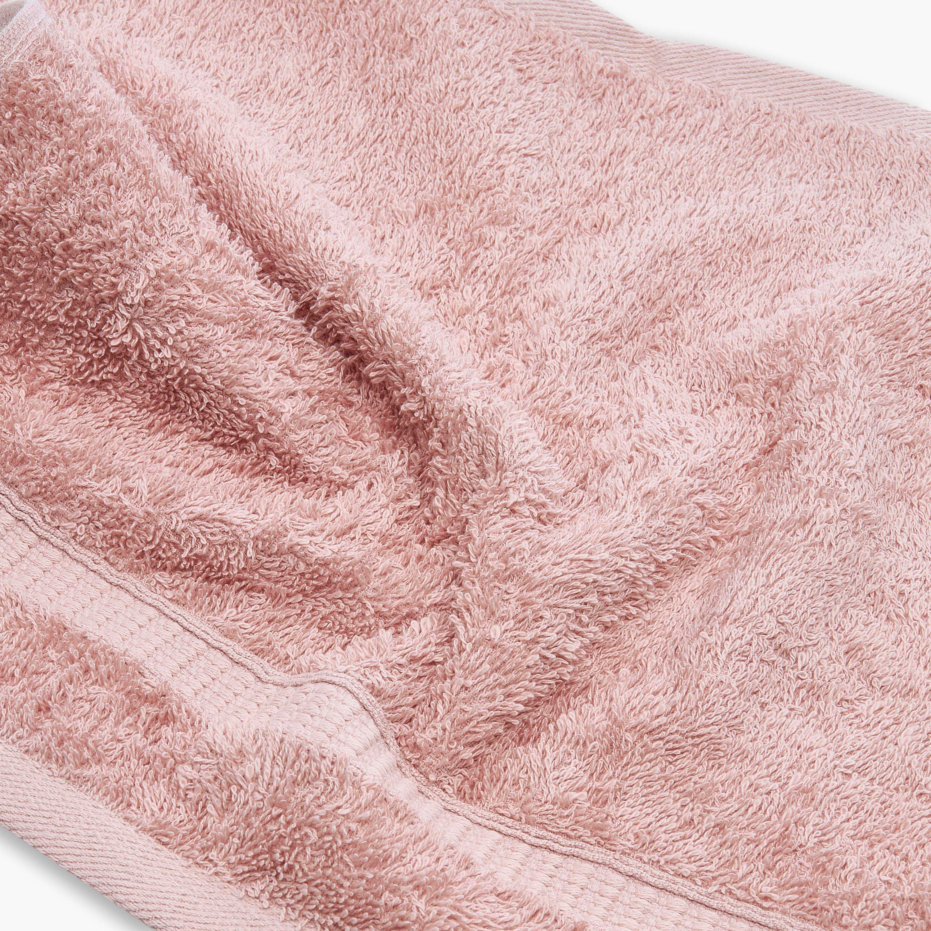 طقم مناشف مصرية فاخرة بحافة وافل من 4 قطع-baby-bathandcare-towels-image-4