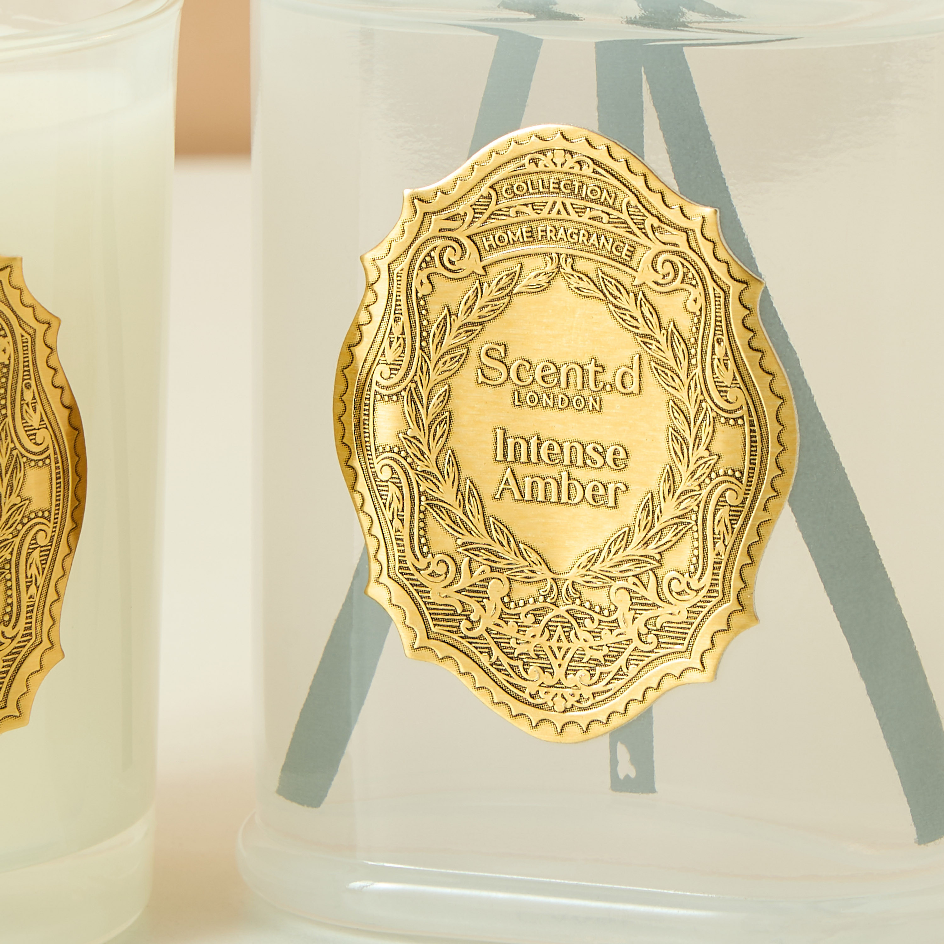 طقم هدايا شمعة معطرة وموزع عطور بالأعواد أورينتال لوكس بلاك زعفران قطعتين من سنت.دي لندن-household-homefragrance-fragrancegiftset-image-5