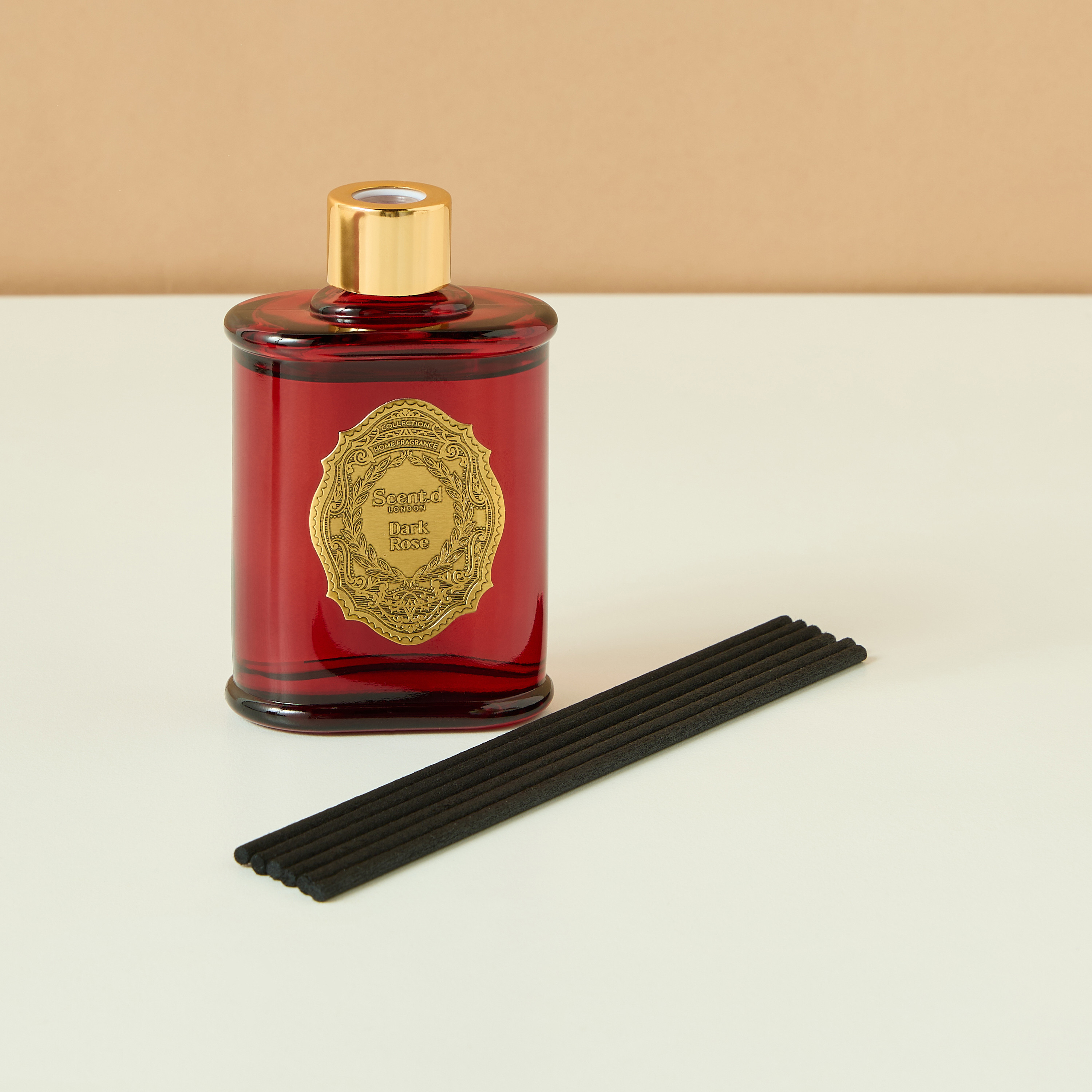 طقم هدايا شمعة معطرة وموزع عطور بالأعواد أورينتال لوكس بلاك زعفران قطعتين من سنت.دي لندن-household-homefragrance-fragrancegiftset-image-2
