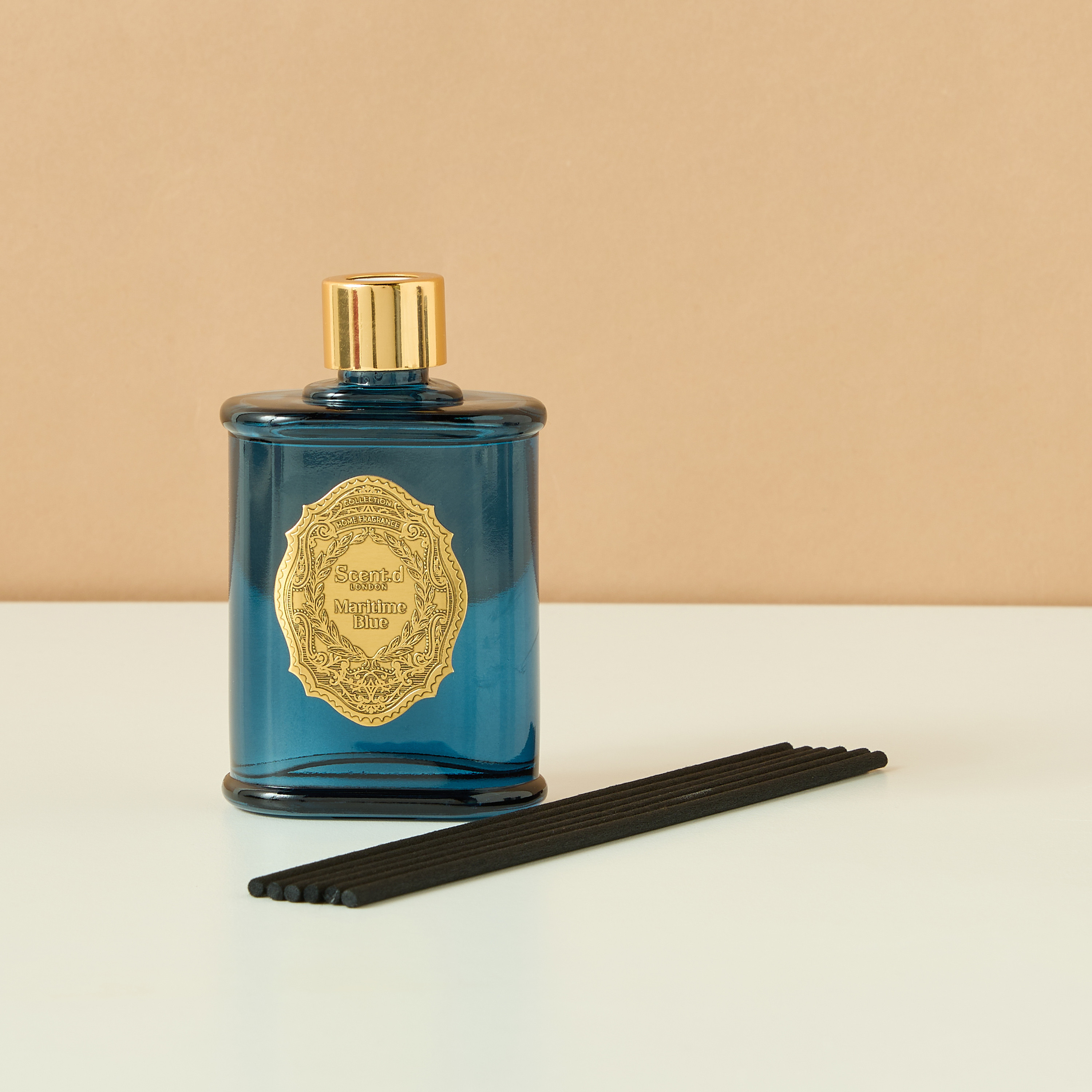 طقم هدايا شمعة معطرة وموزع عطور بالأعواد أورينتال لوكس بلاك زعفران قطعتين من سنت.دي لندن-household-homefragrance-fragrancegiftset-image-2