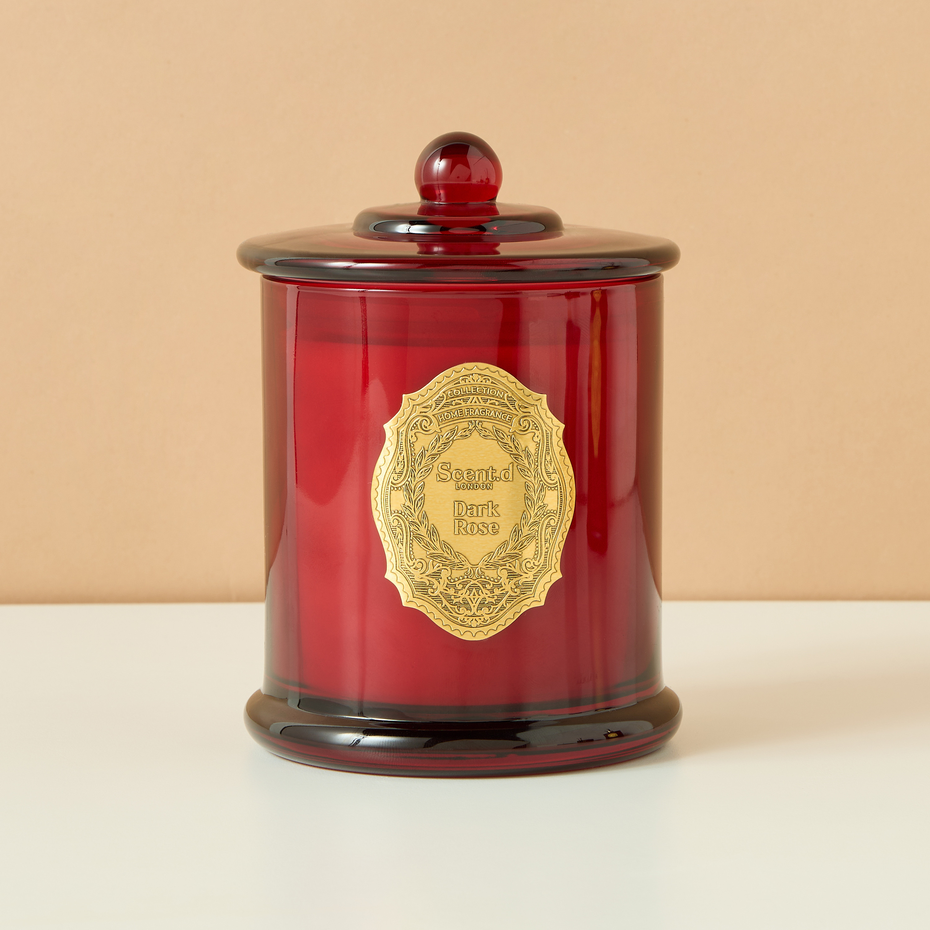 Scent.d London Oriental Luxe Dark Rose Scented Jar Candle - 360 gms-household-homefragrance-candles-image-2