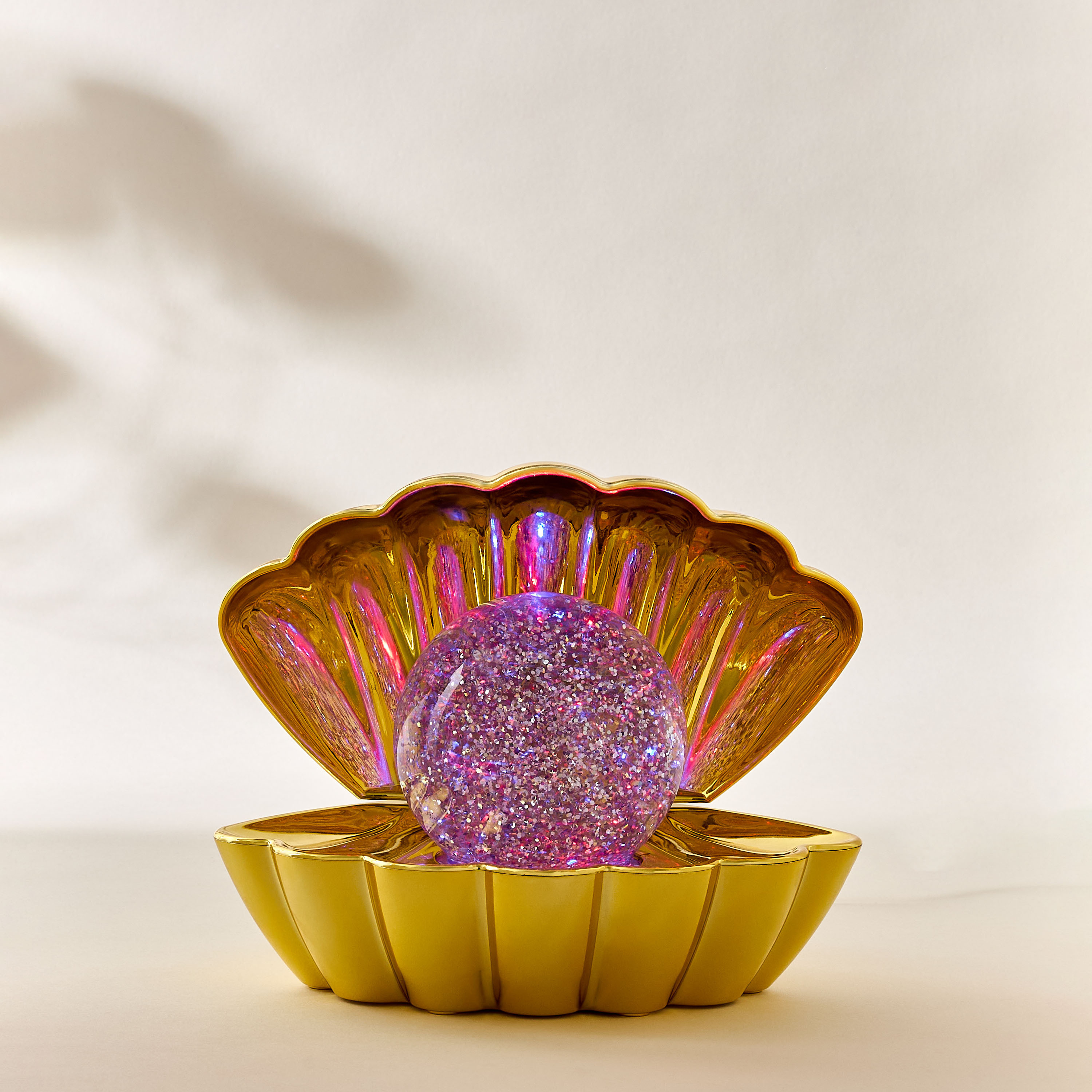 Pearl Shell Patterned Lamp with Glitter-household-decor-decorativeobjectsandsculptures-image-2