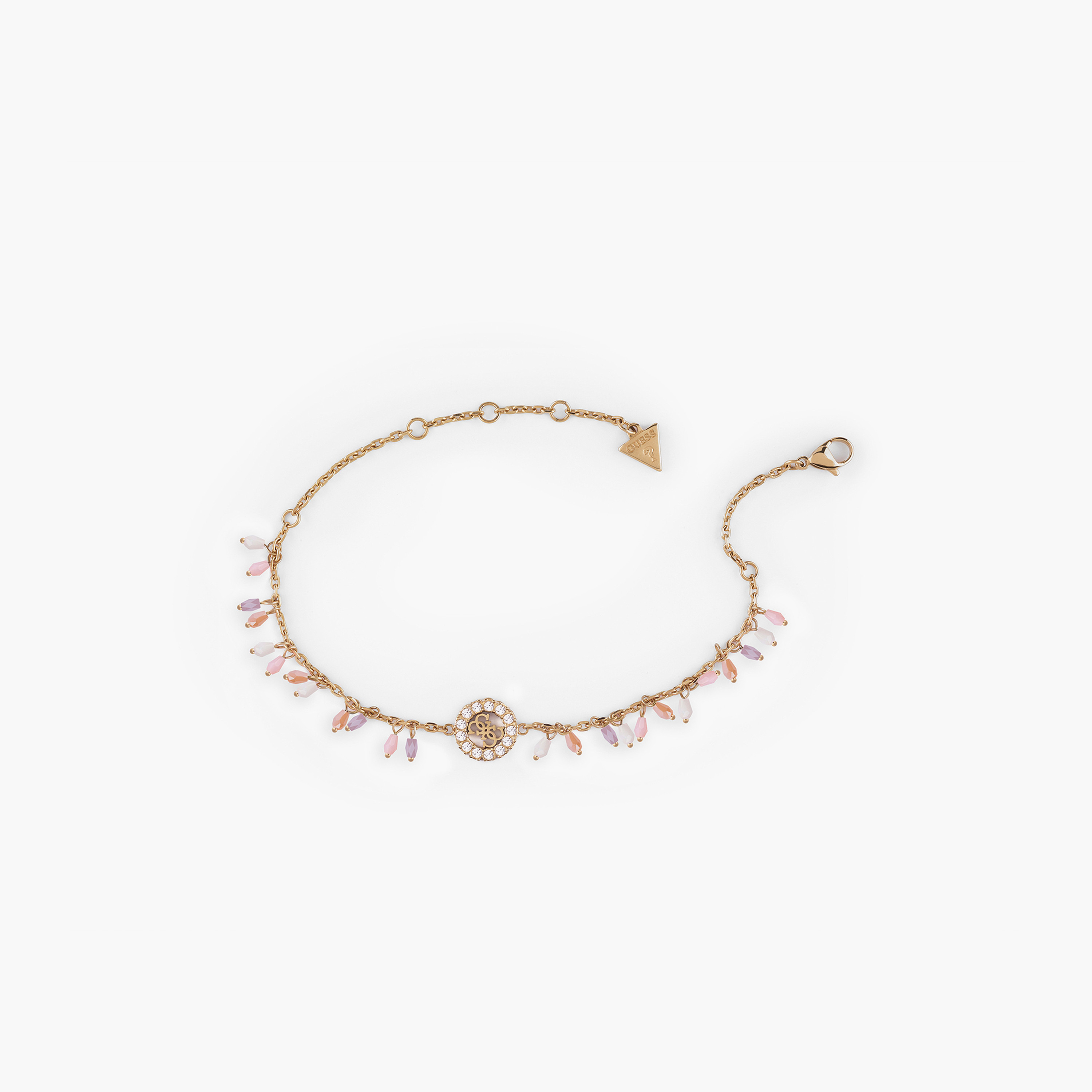Guess Bon Bon Women Gold Charm Anklet Stainless Steel | JUBA04684JWYGMCT-women-watchesandjewellery-jewellery-anklets-image-1
