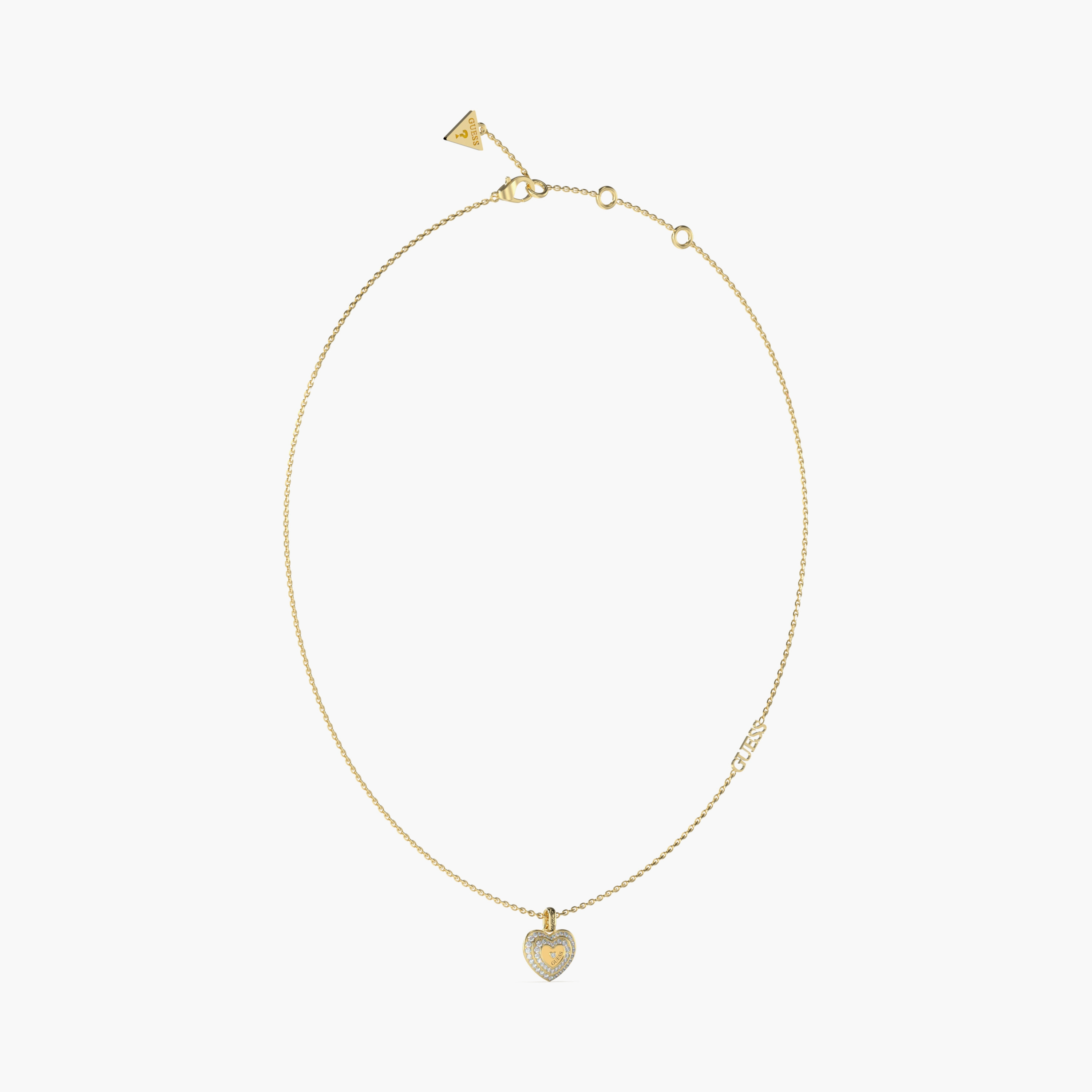 Guess Amami Women Embellished Pendant Necklace Stainless Steel | JUBN04030JWYGT-women-watchesandjewellery-jewellery-necklacesandpendants-image-1