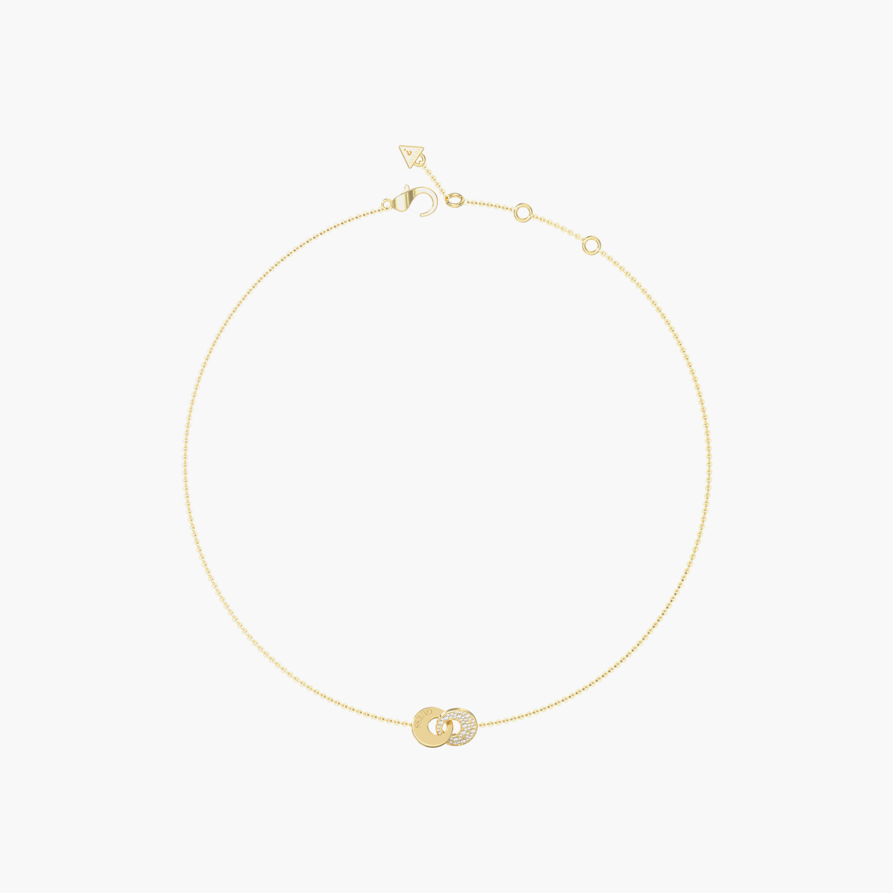 Guess Blooming Summer Women Embellished Chain Necklace Stainless Steel | JUBN05219-women-watchesandjewellery-jewellery-necklacesandpendants-image-3